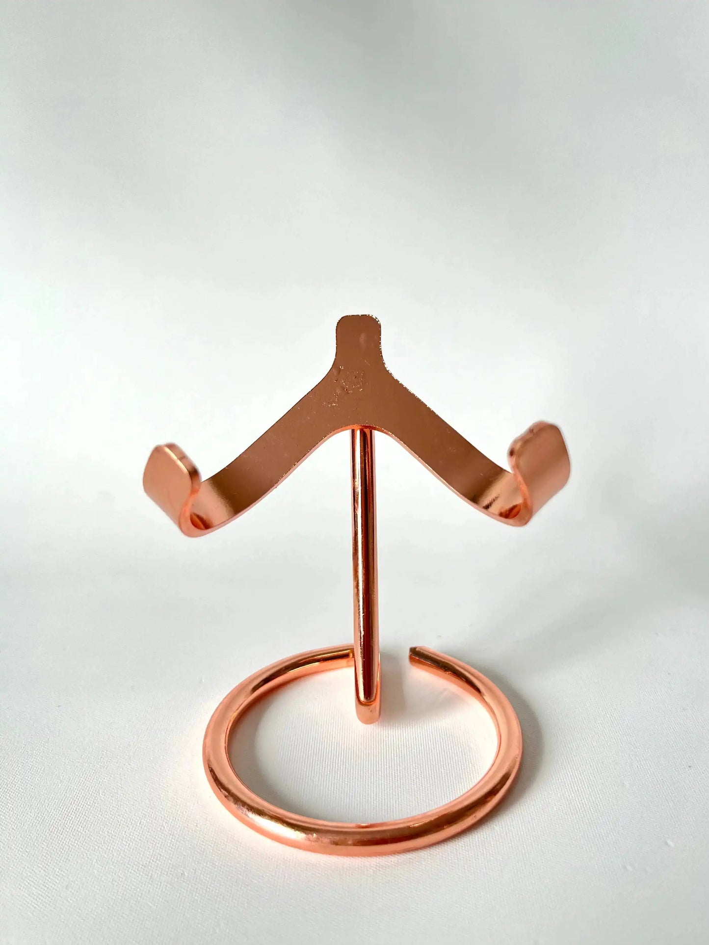 Elegant rose gold crystal display stand | Bespoke Crystals NZ