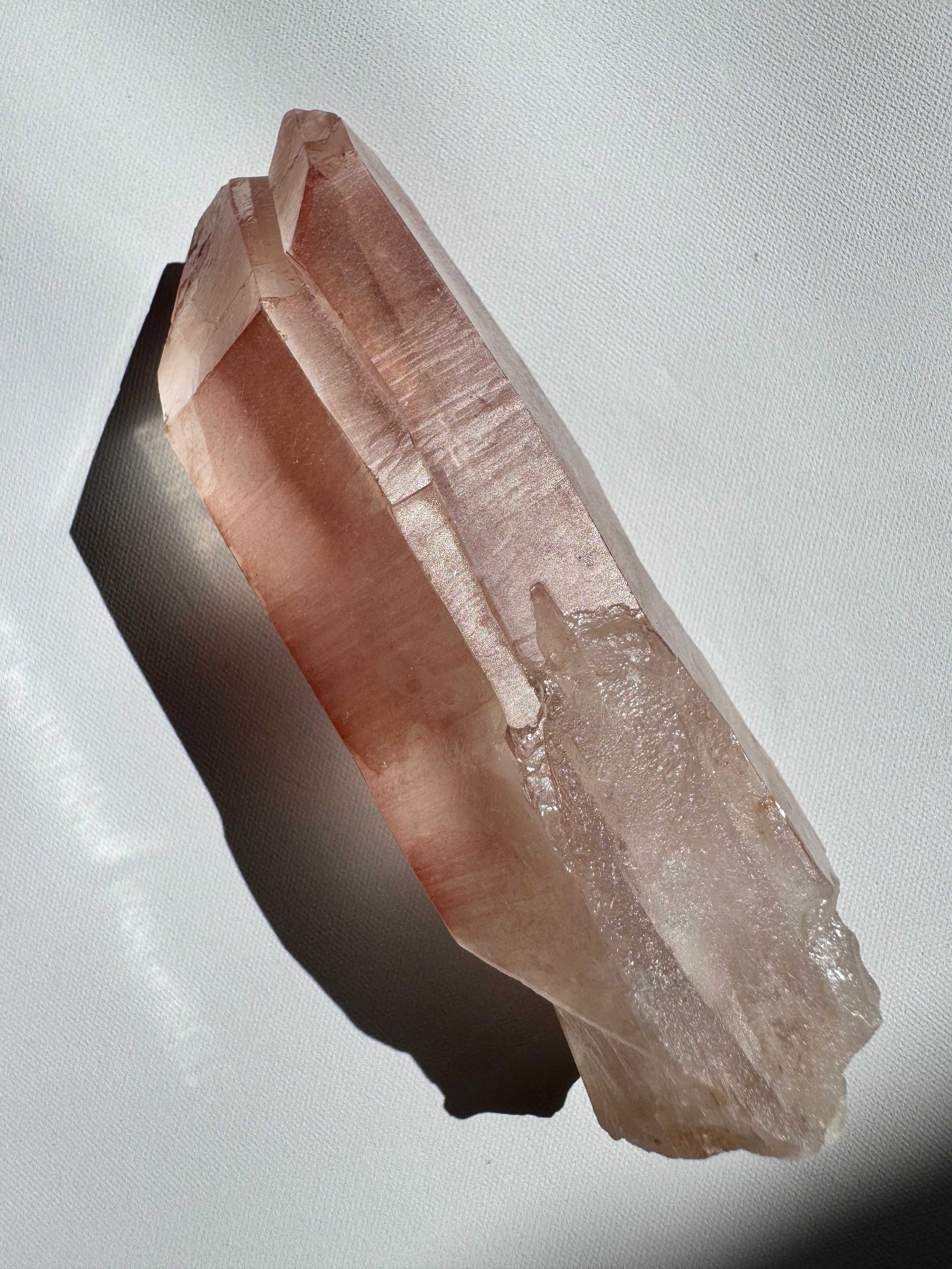 Scarlet Temple Pink Lemurian Tantric Twin | Bespoke Crystals