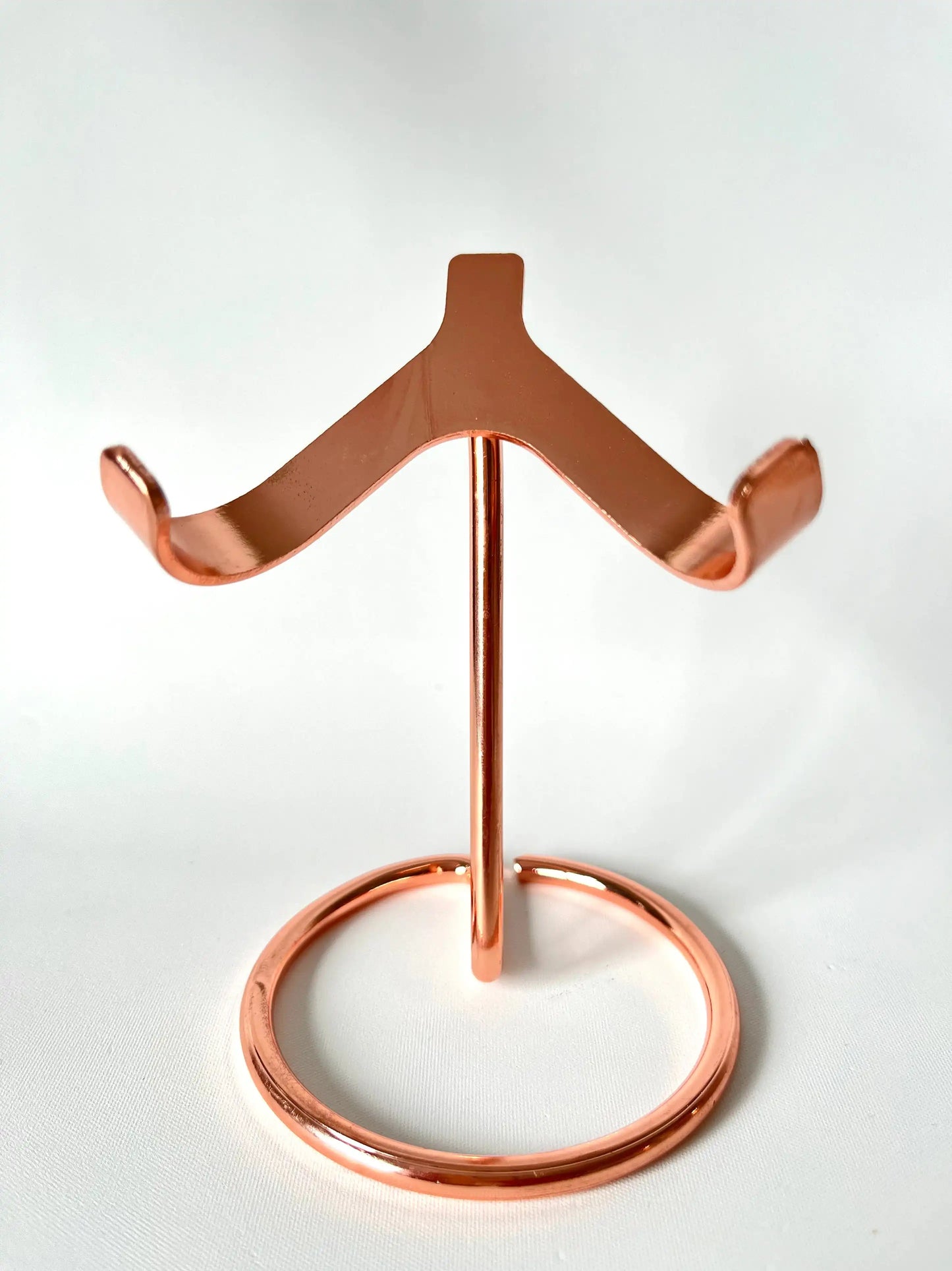 Bespoke gold crystal stand in rose finish | Ideal for showcasing crystals | Bespoke Crystals