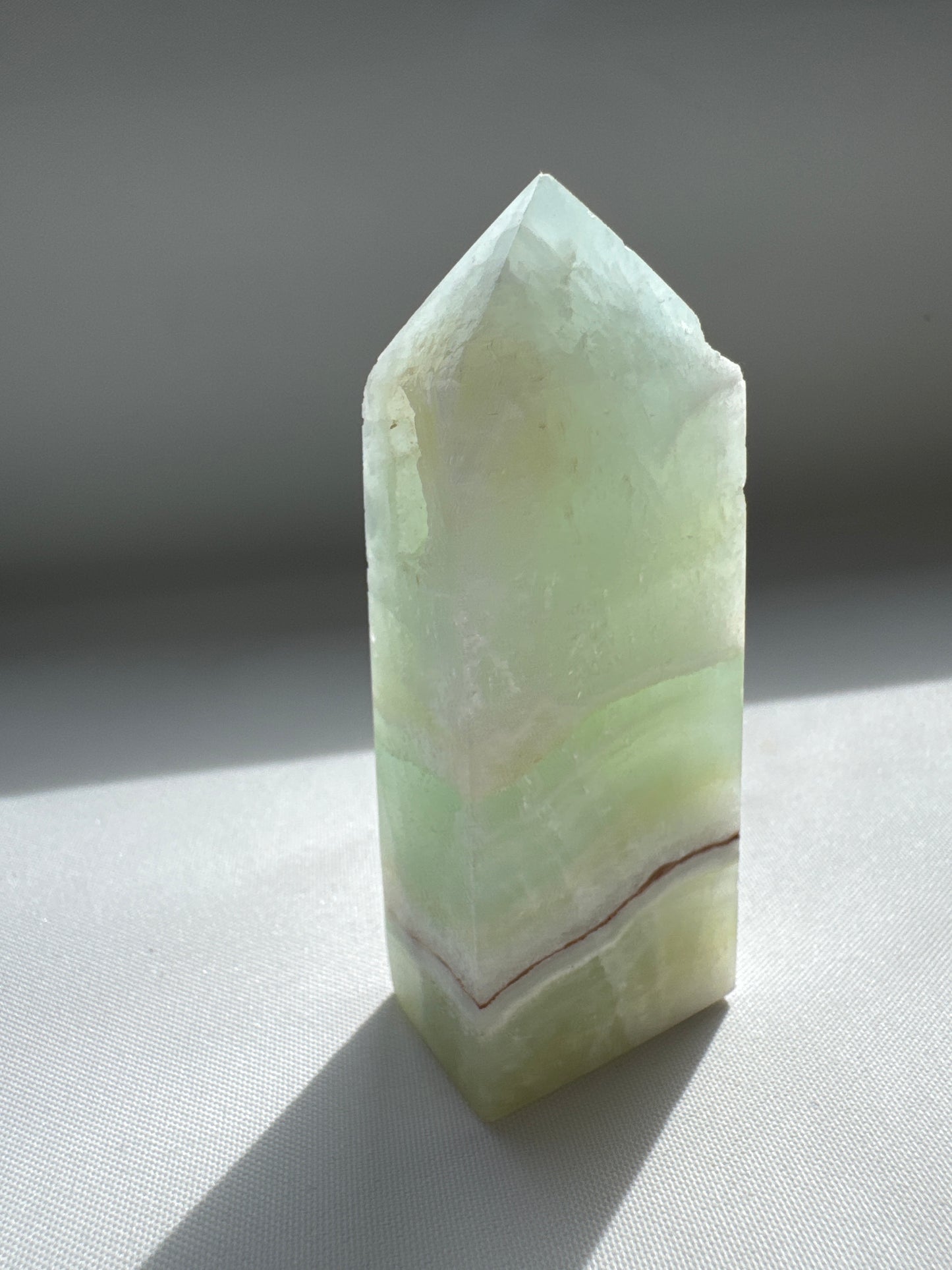 Pistachio Calcite Mini Towers #6