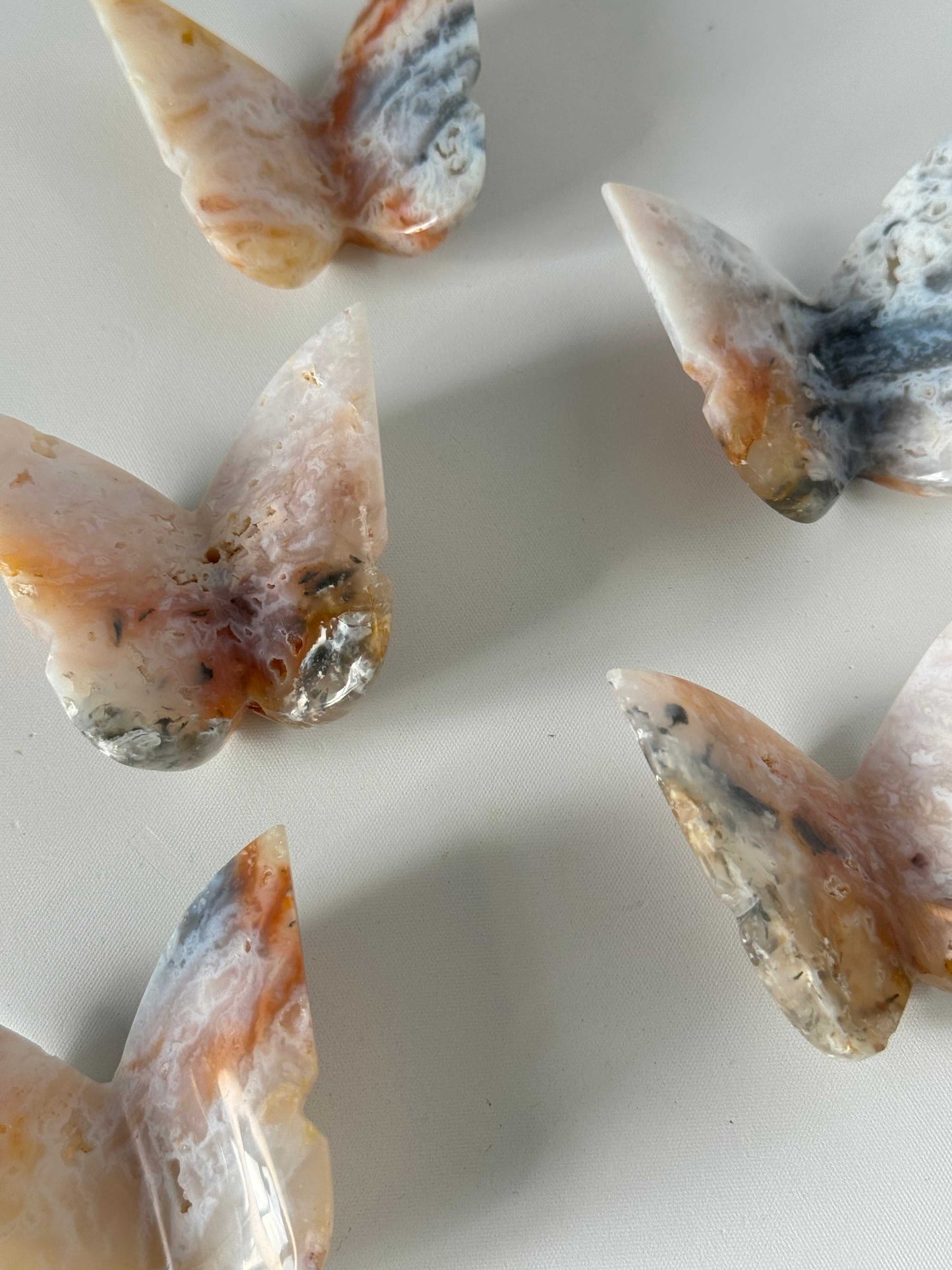 Plume Agate Crystal 3D Butterfly | Bespoke Crystals