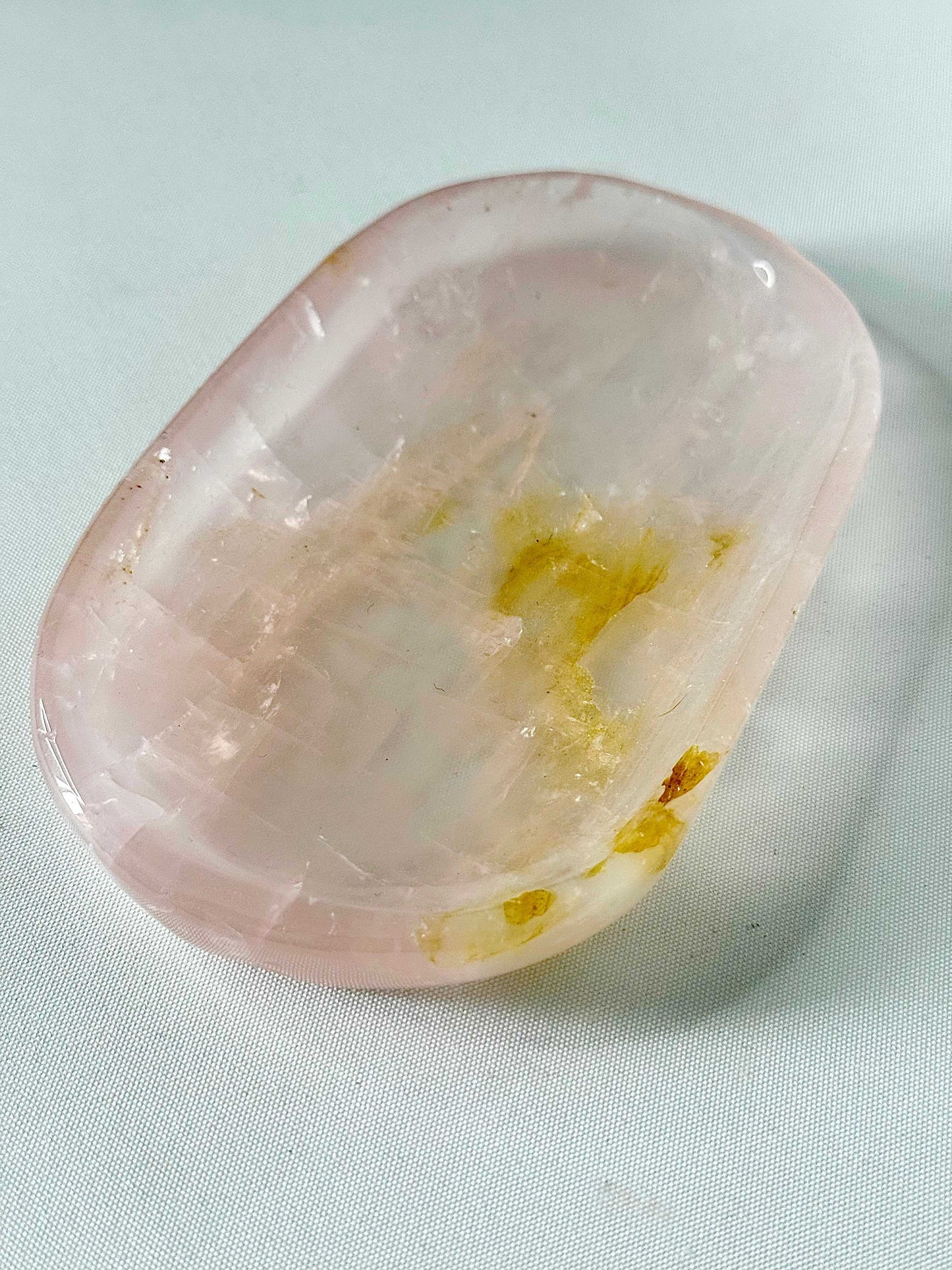 Rose Quartz Crystal Dish #3 | Bespoke Crystals
