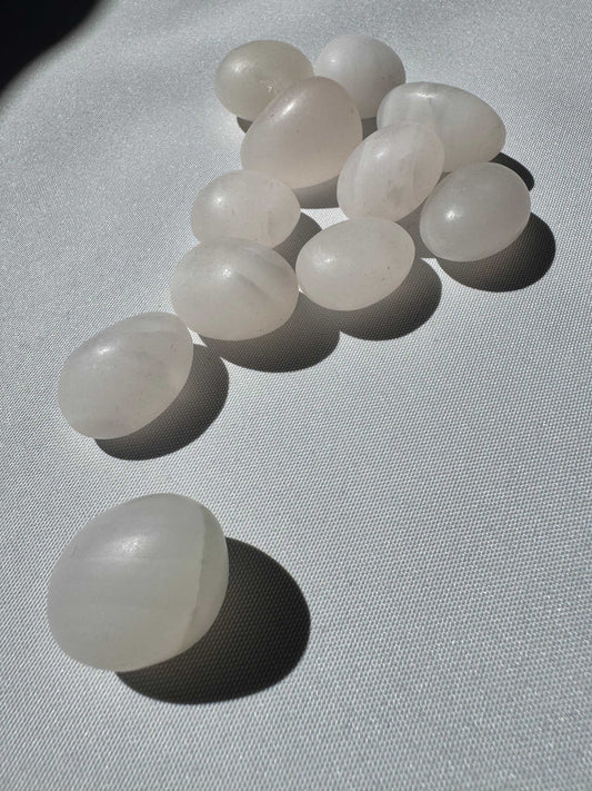 Pink Mangano Calcite Crystal Tumble Stones| Bespoke Crystals