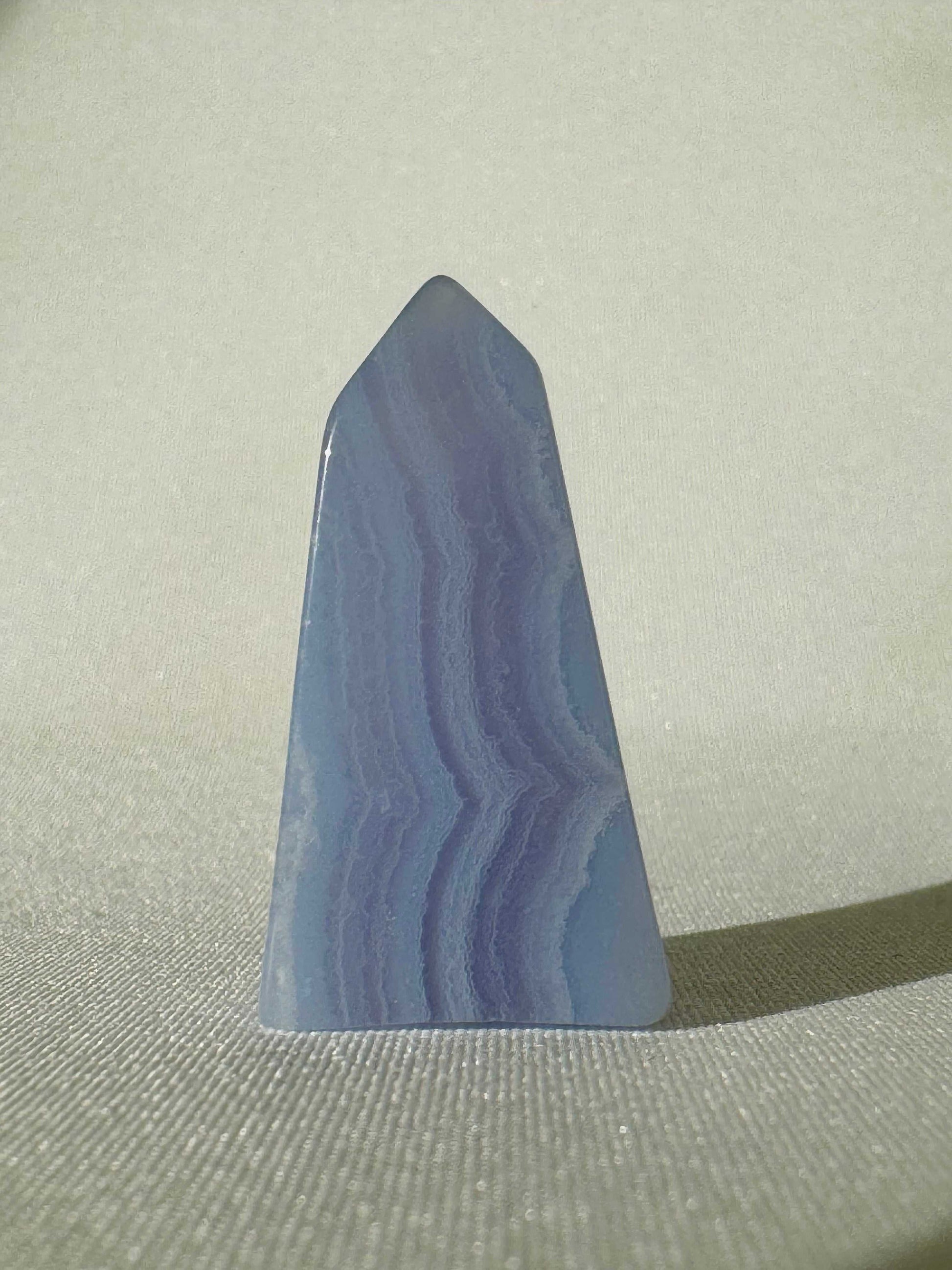 Blue Lace Agate Crystal Mini Towers