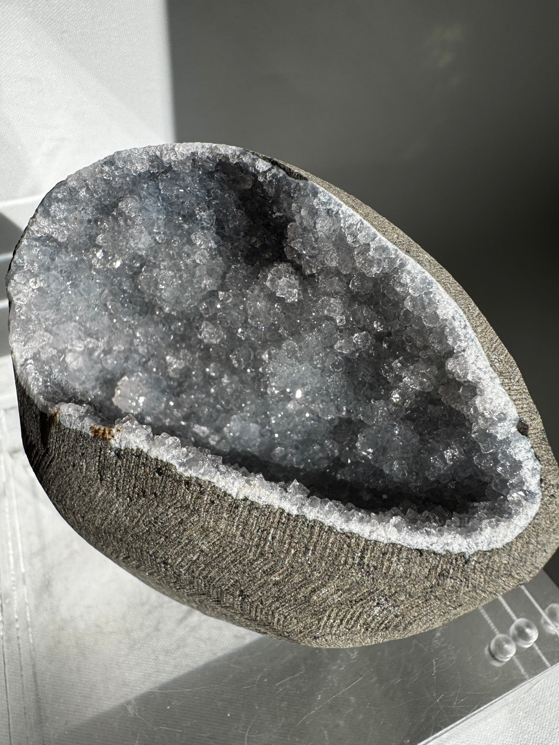 Chalcedony Cave Crystal Geode