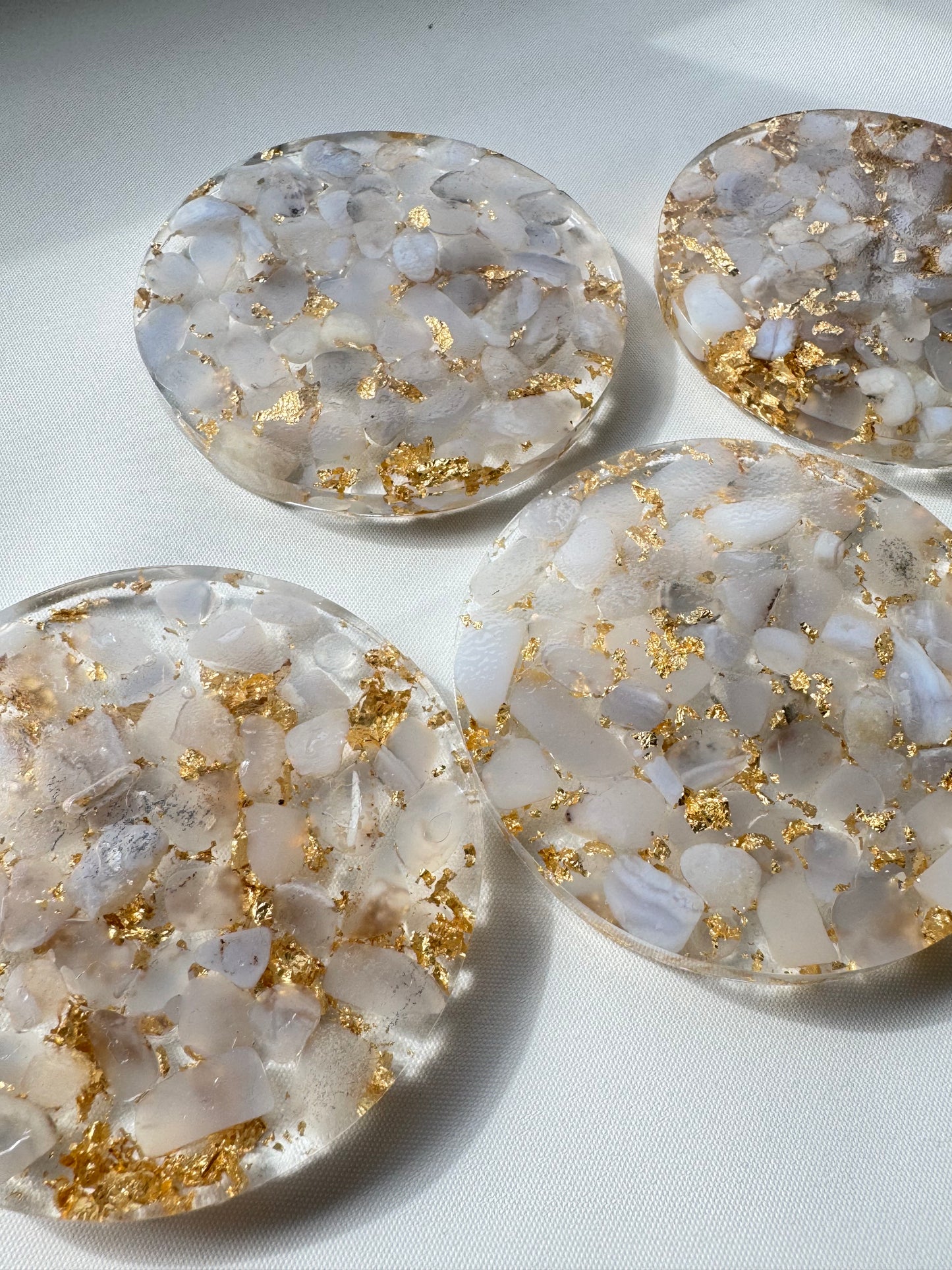 Blue Lace Agate Coasters