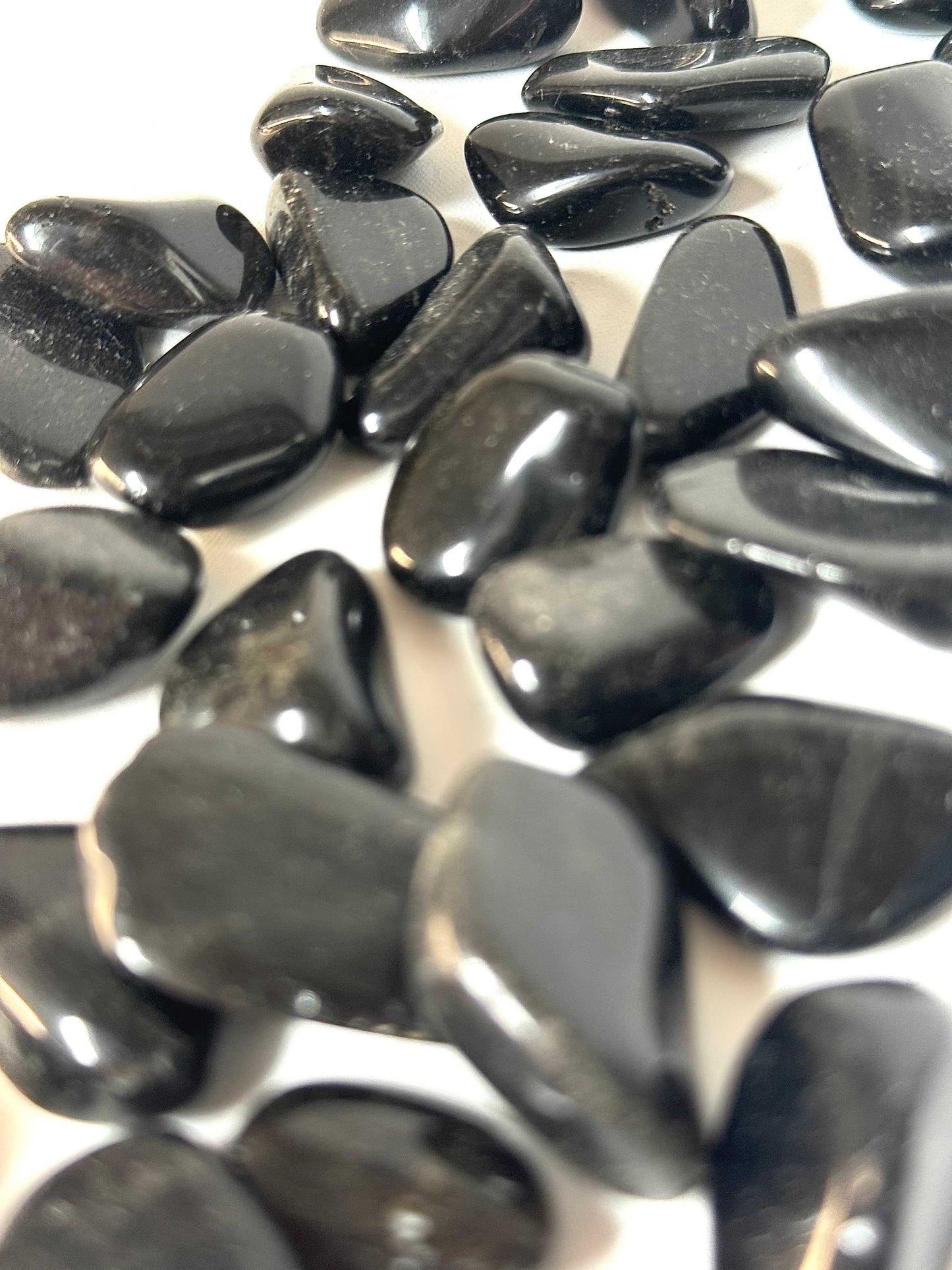 Gold Sheen Obsidian Tumble Stones | perfect for crystal collectors and healing use.