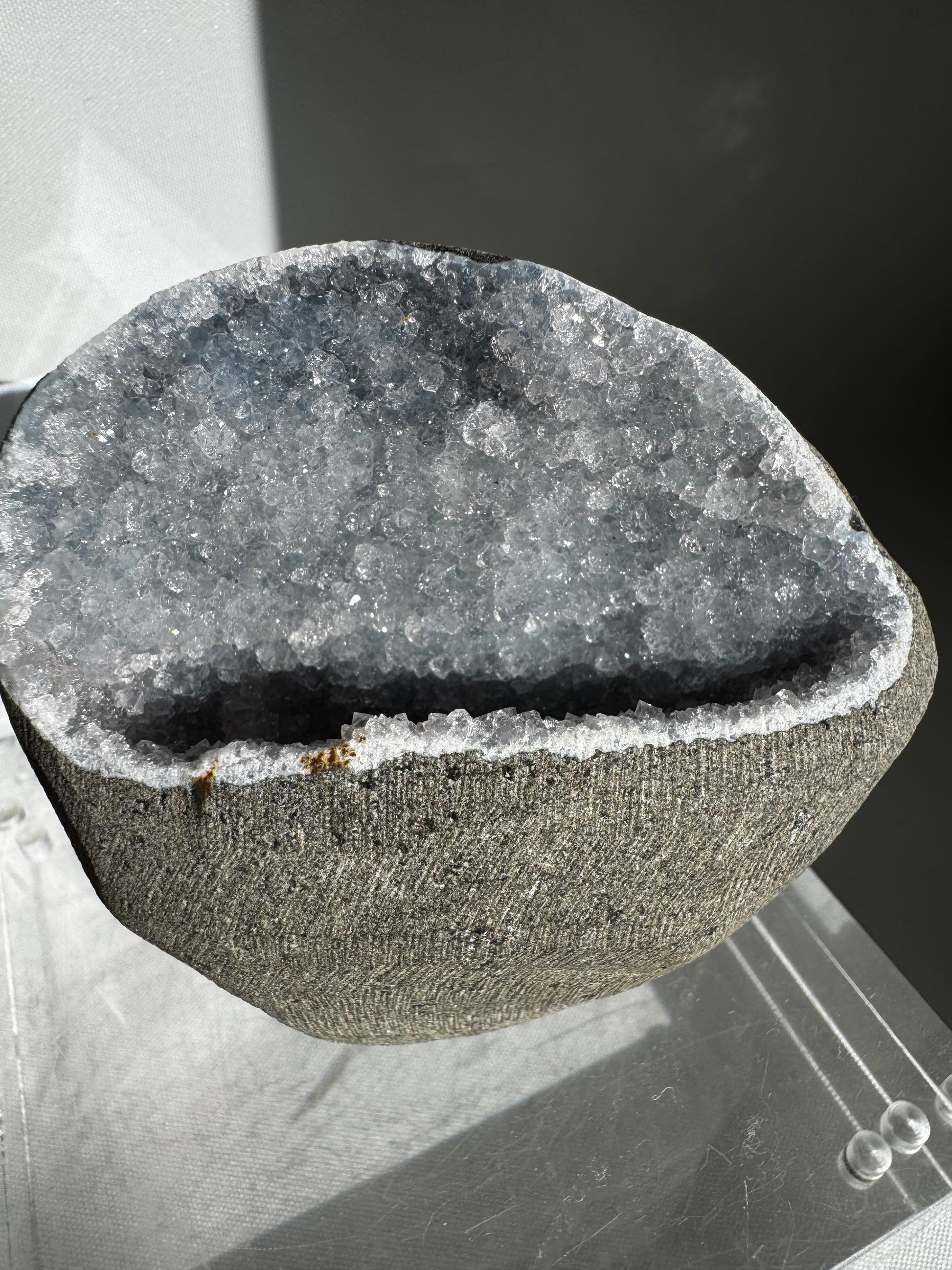 Chalcedony Cave Crystal Geode