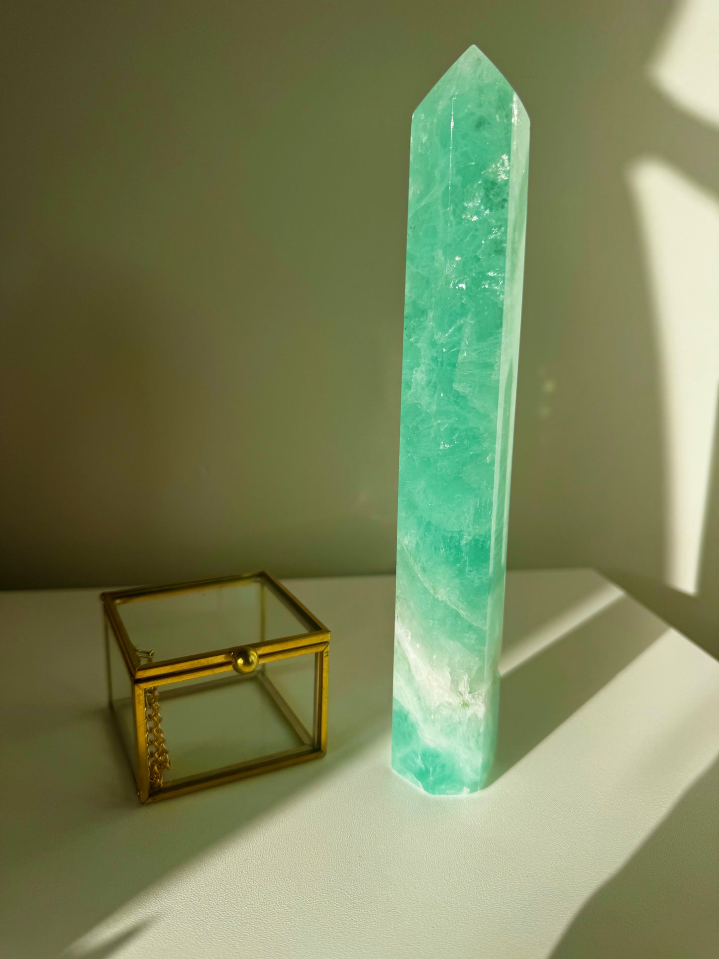 Large Emerald Green Fluorite Towers | Bespoke Crystals