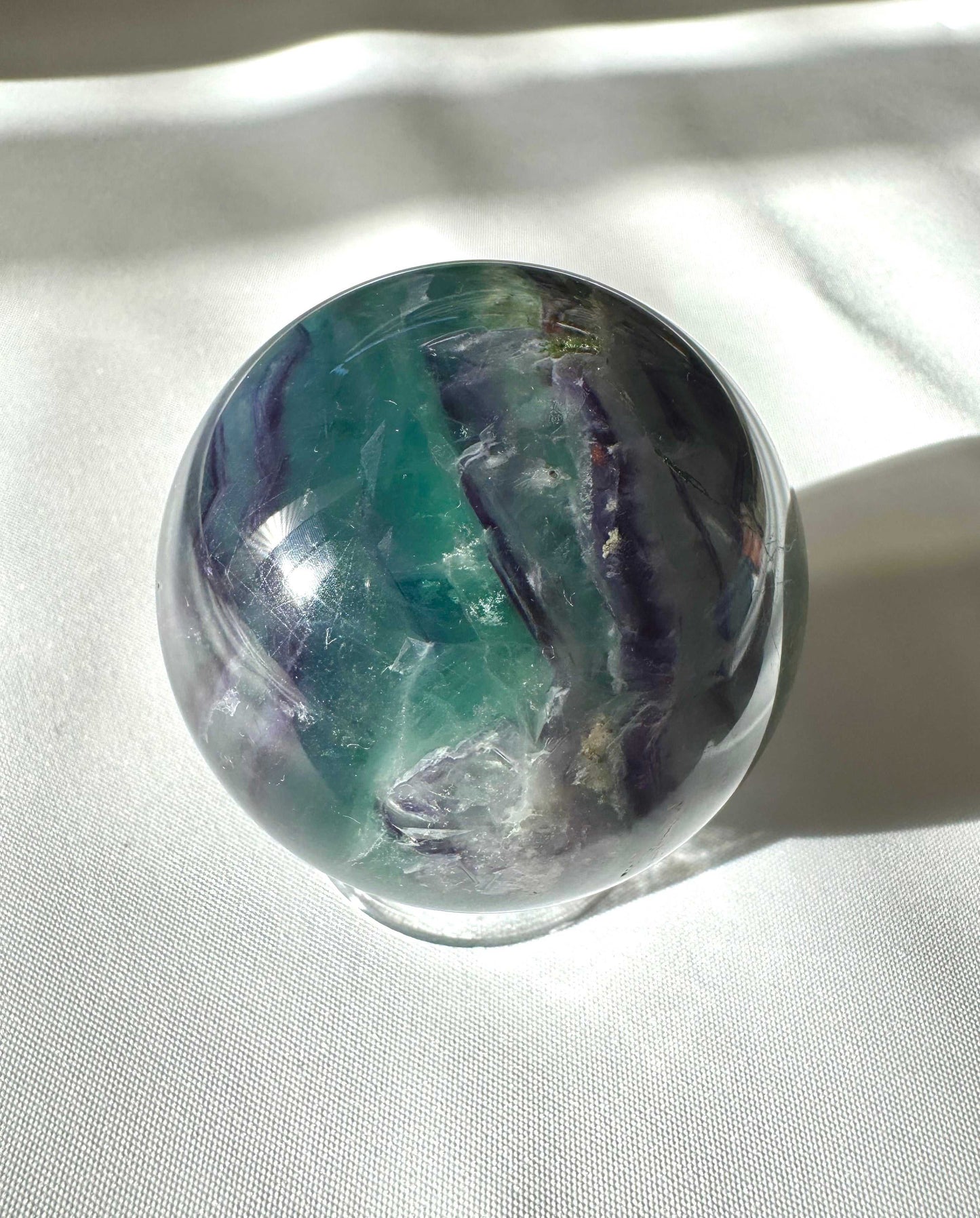 Rainbow Fluorite Sphere # 1 | Bespoke Crystals