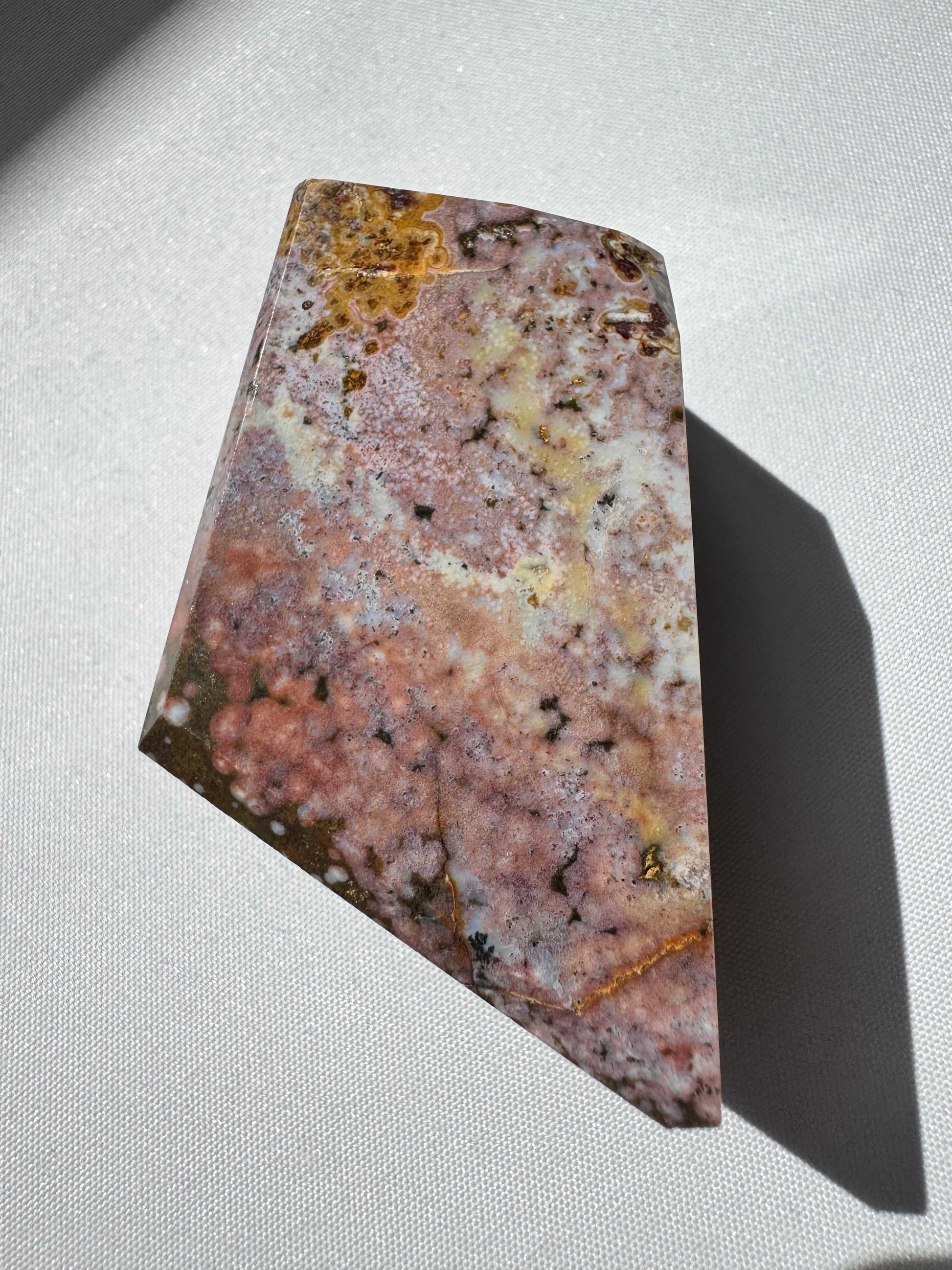 Polished Orbicular Ocean Jasper Freeform #A8 | Bespoke Crystals