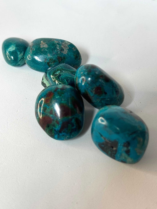 Chrysocolla Crystal Tumble Stone | Bespoke Crystals