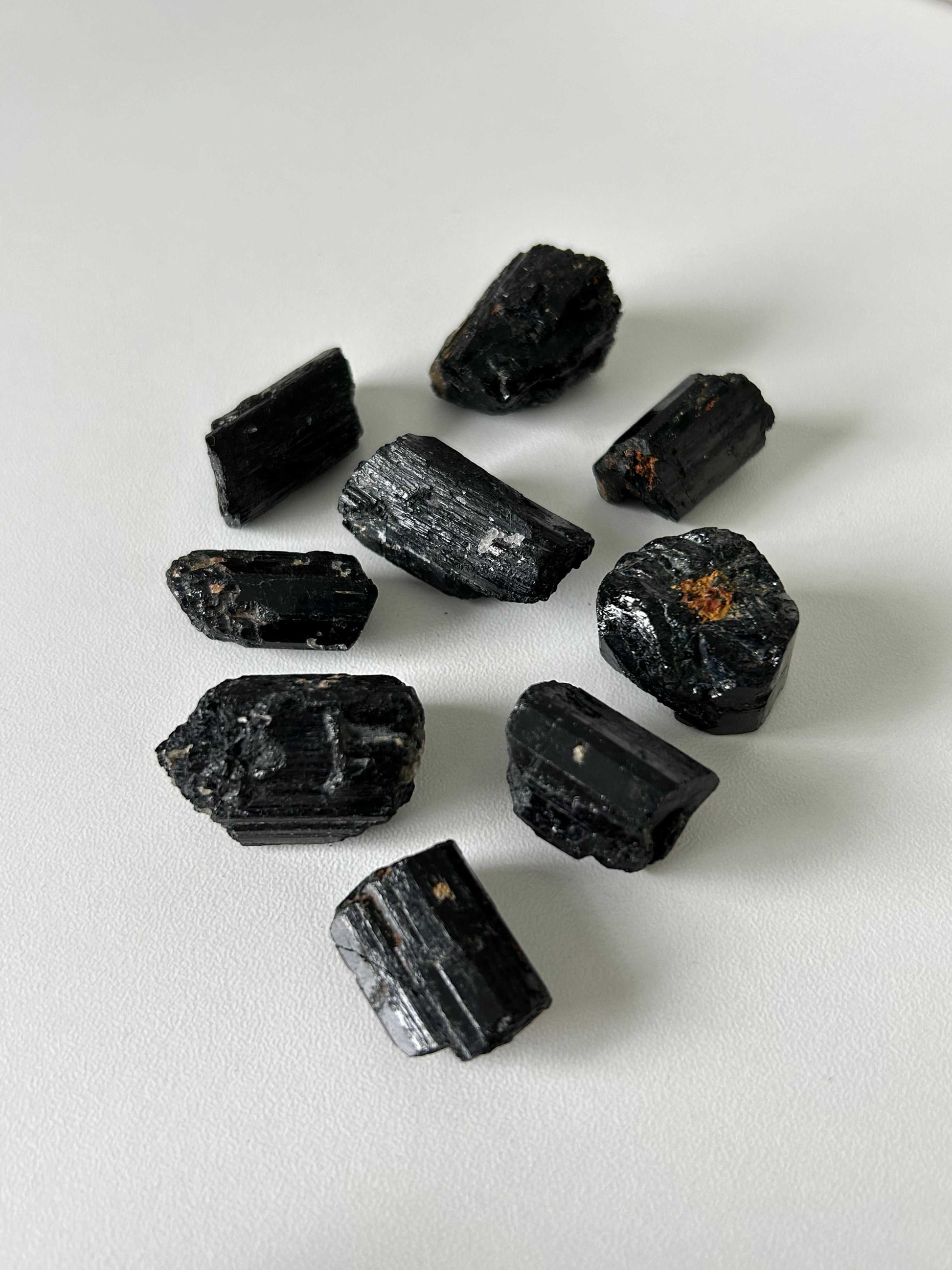 Black Tourmaline Crystal Raw Pieces | Bespoke Crystals