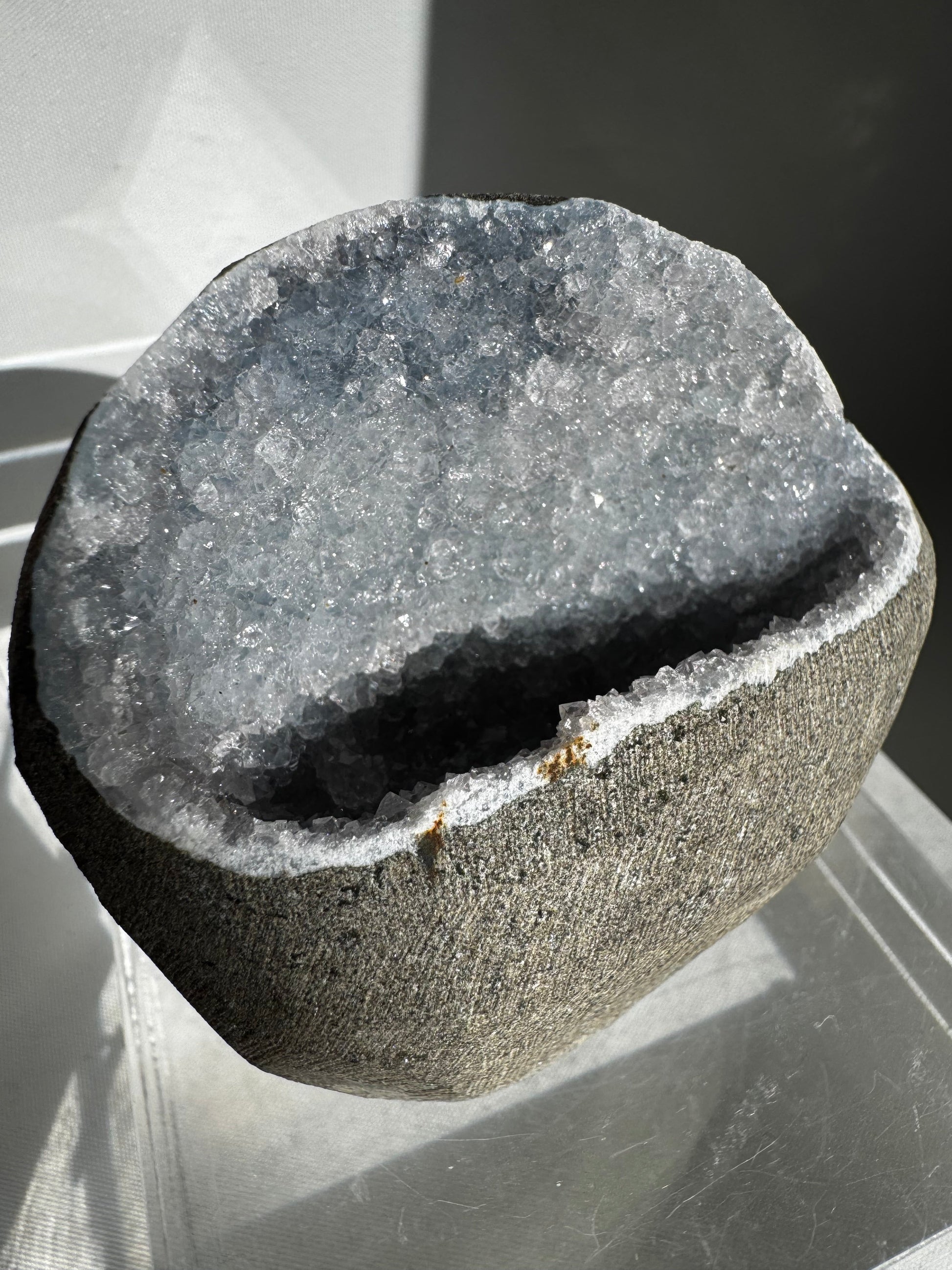 Chalcedony Cave Crystal Geode