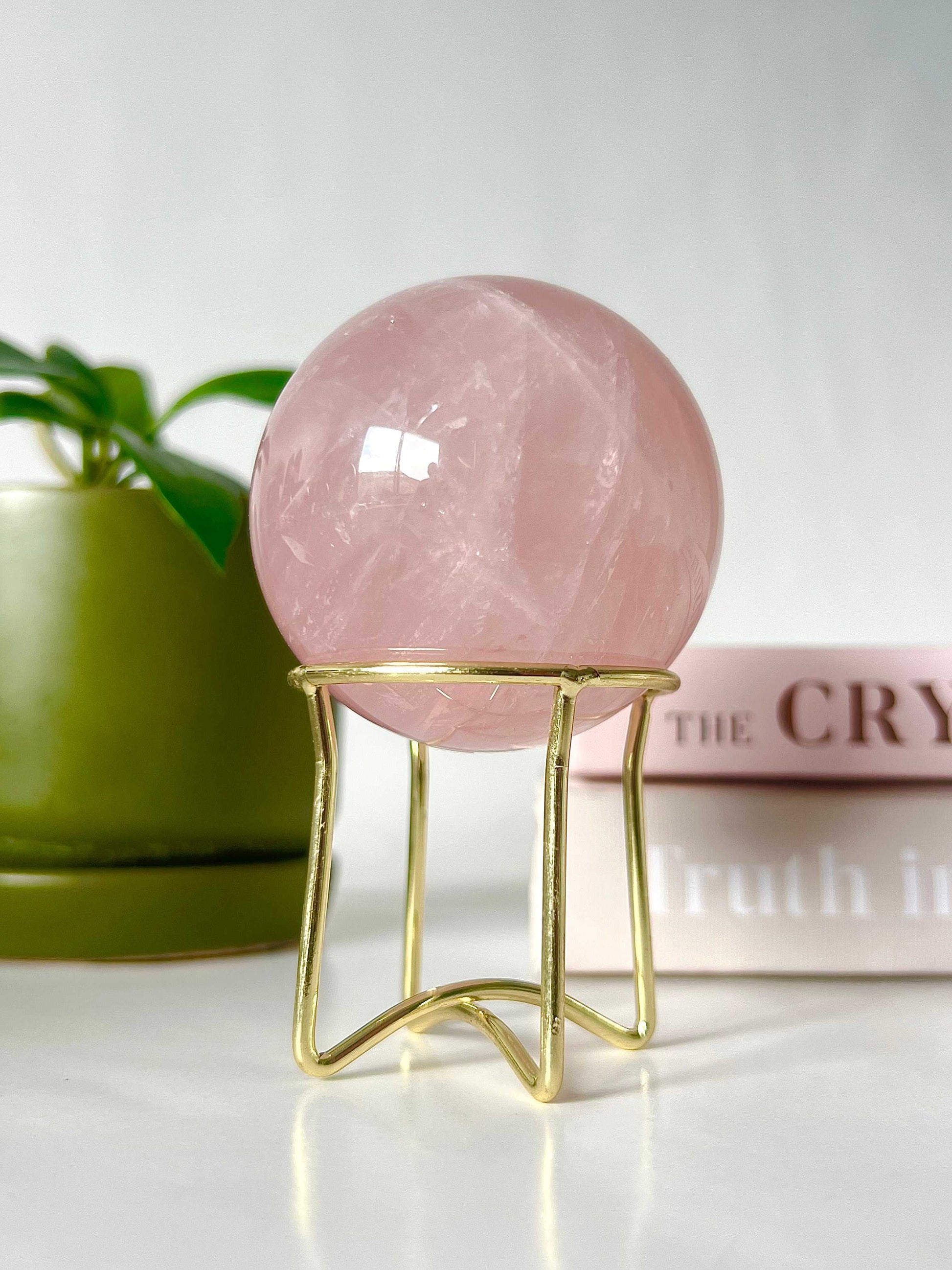Rose Quartz Sphere - Love Energy | Bespoke Crystals