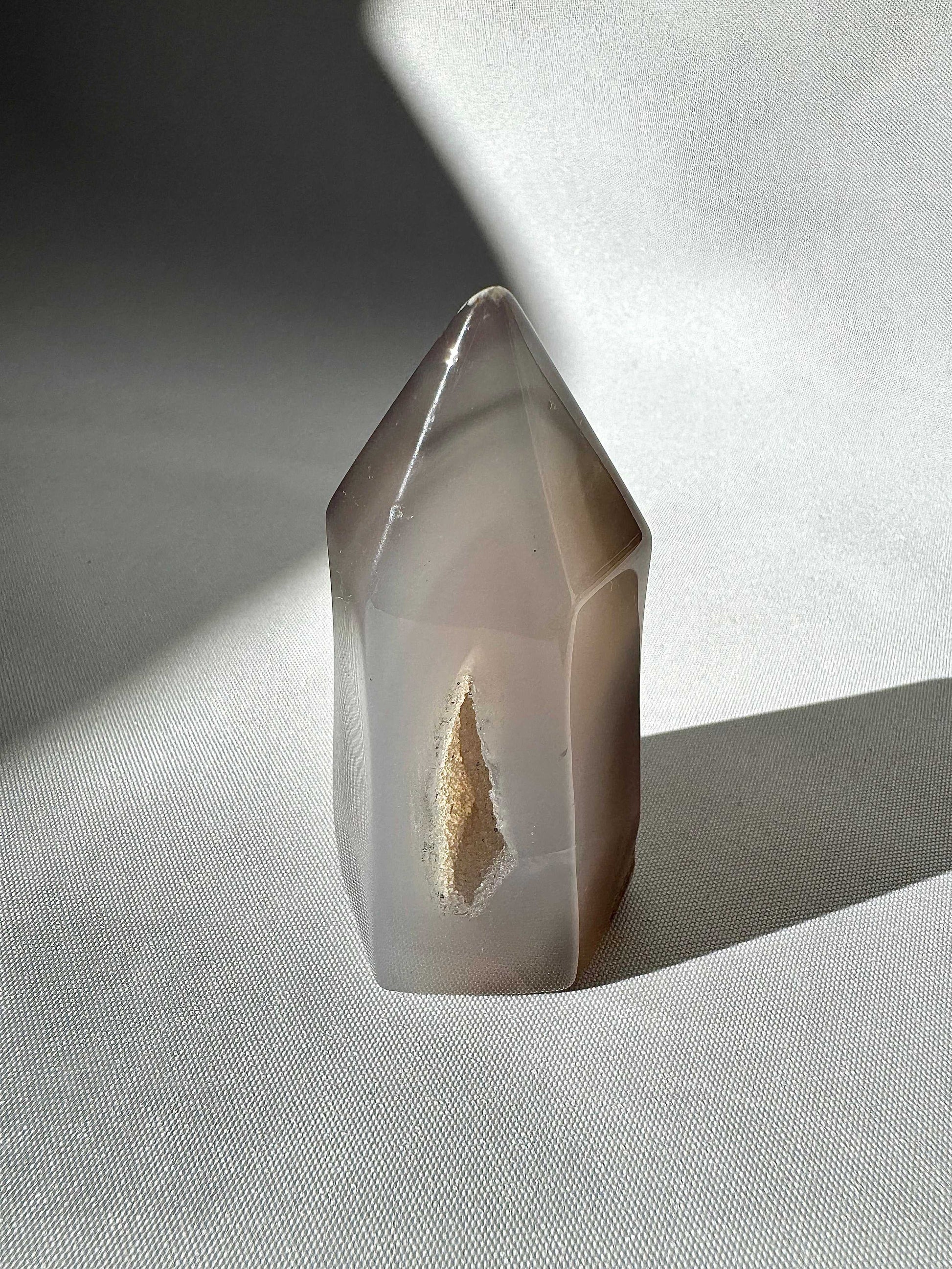 Agate Crystal Druze Point #4 | Bespoke Crystals