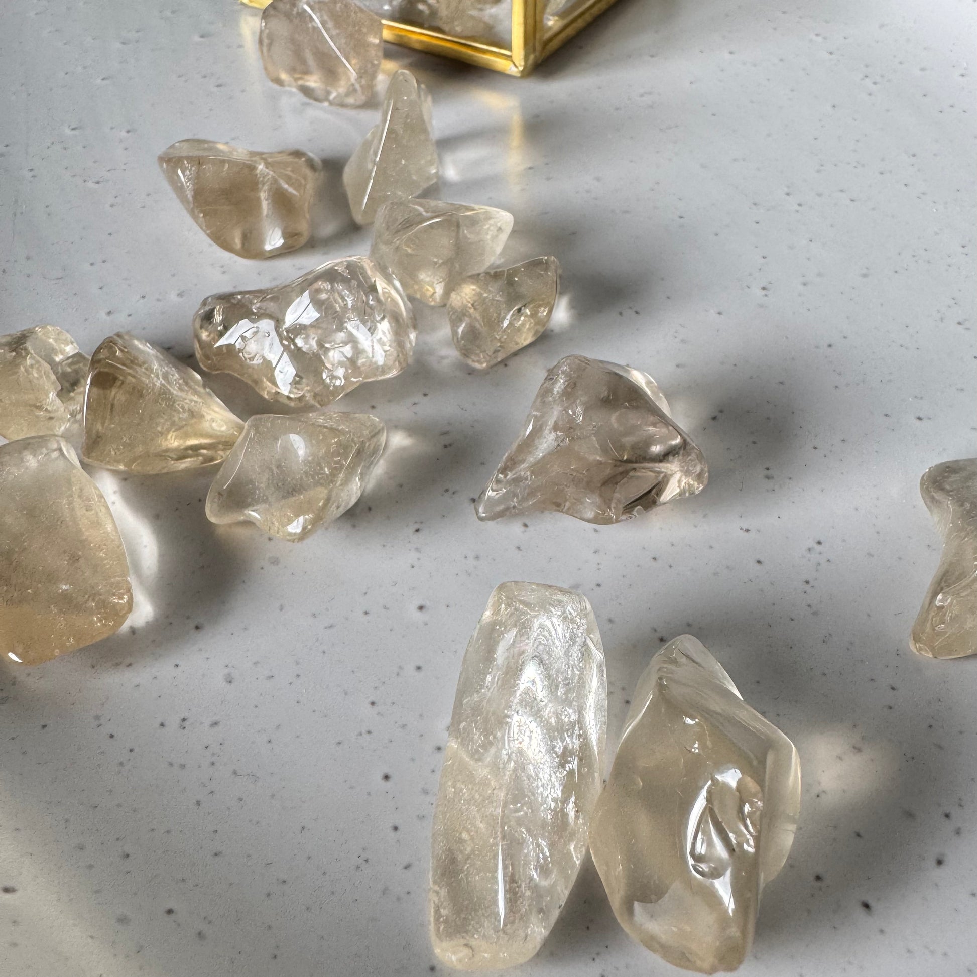 Natural Citrine Tumble stones | Bespoke Crystals