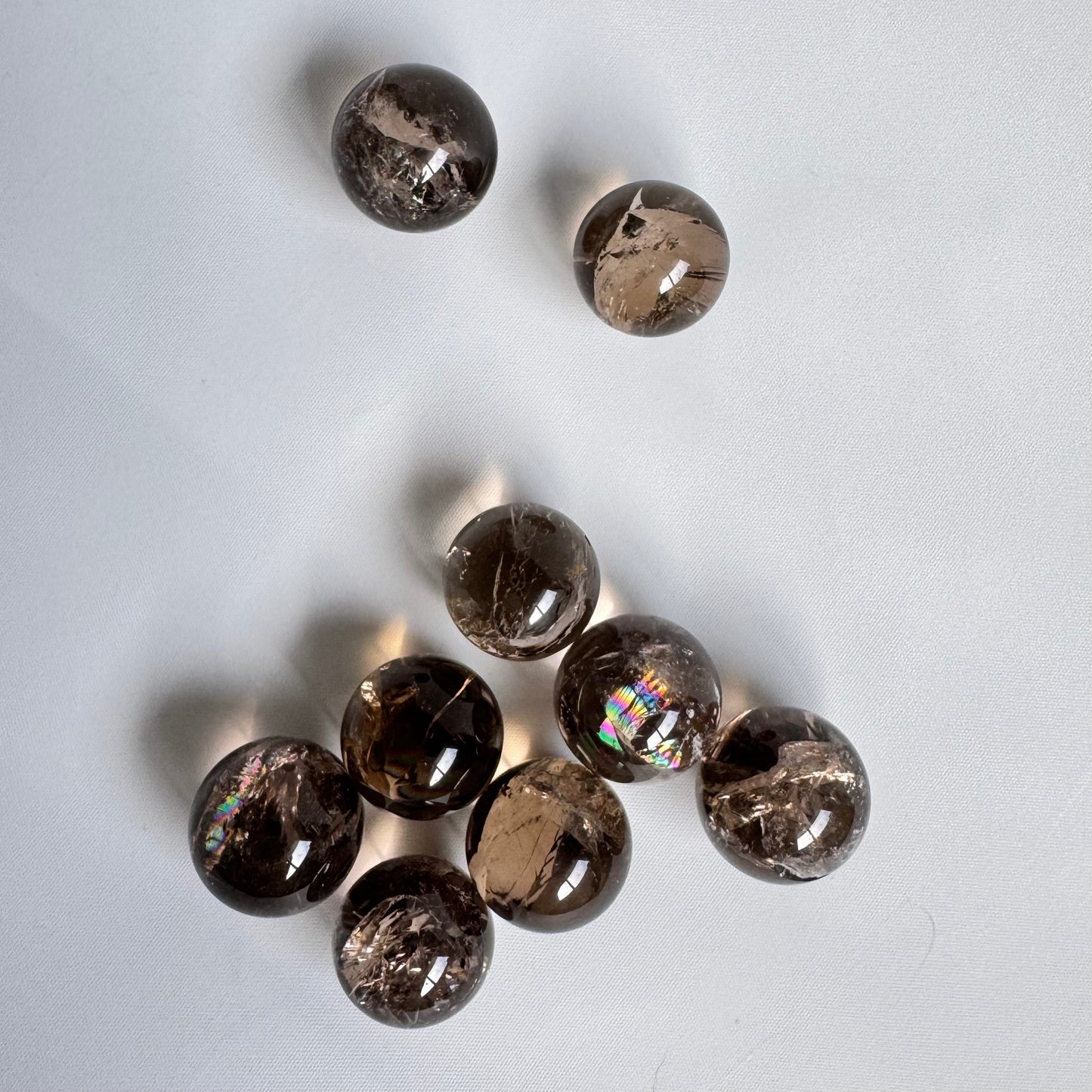 Mini Smoky Quartz Spheres