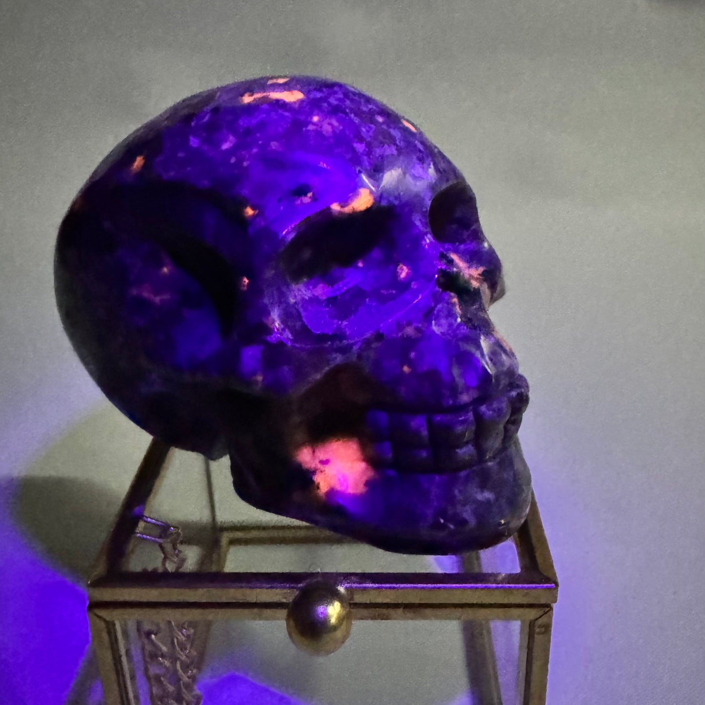 Yooperlite Crystal Skull