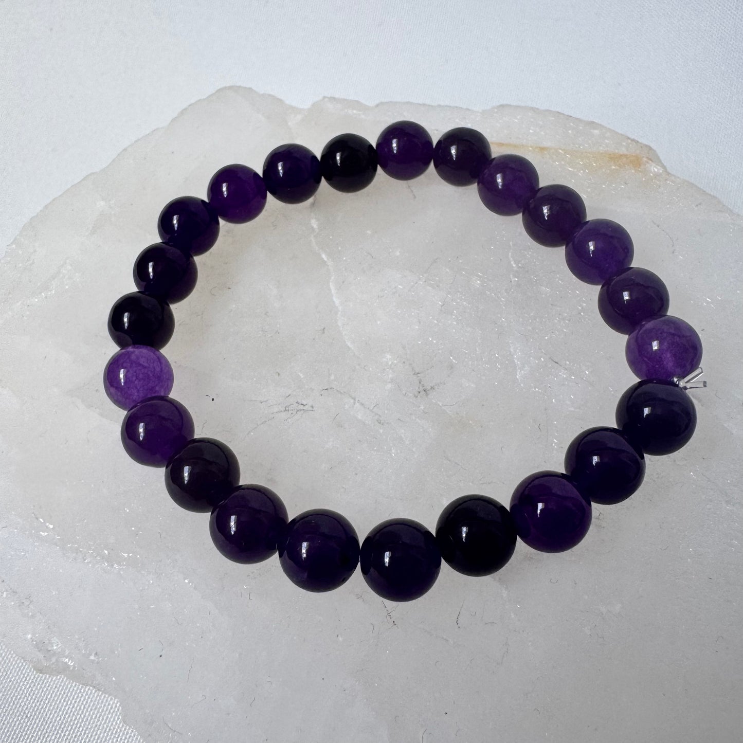 Amethyst Bracelet 8mm