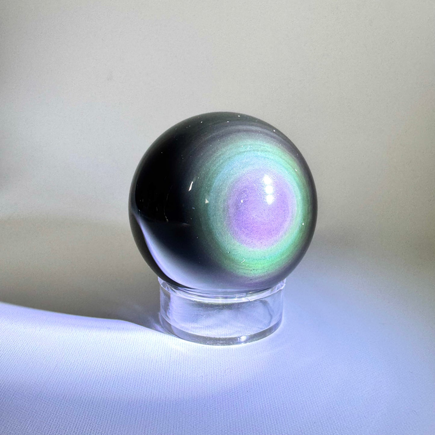 Rainbow Obsidian Sphere #3
