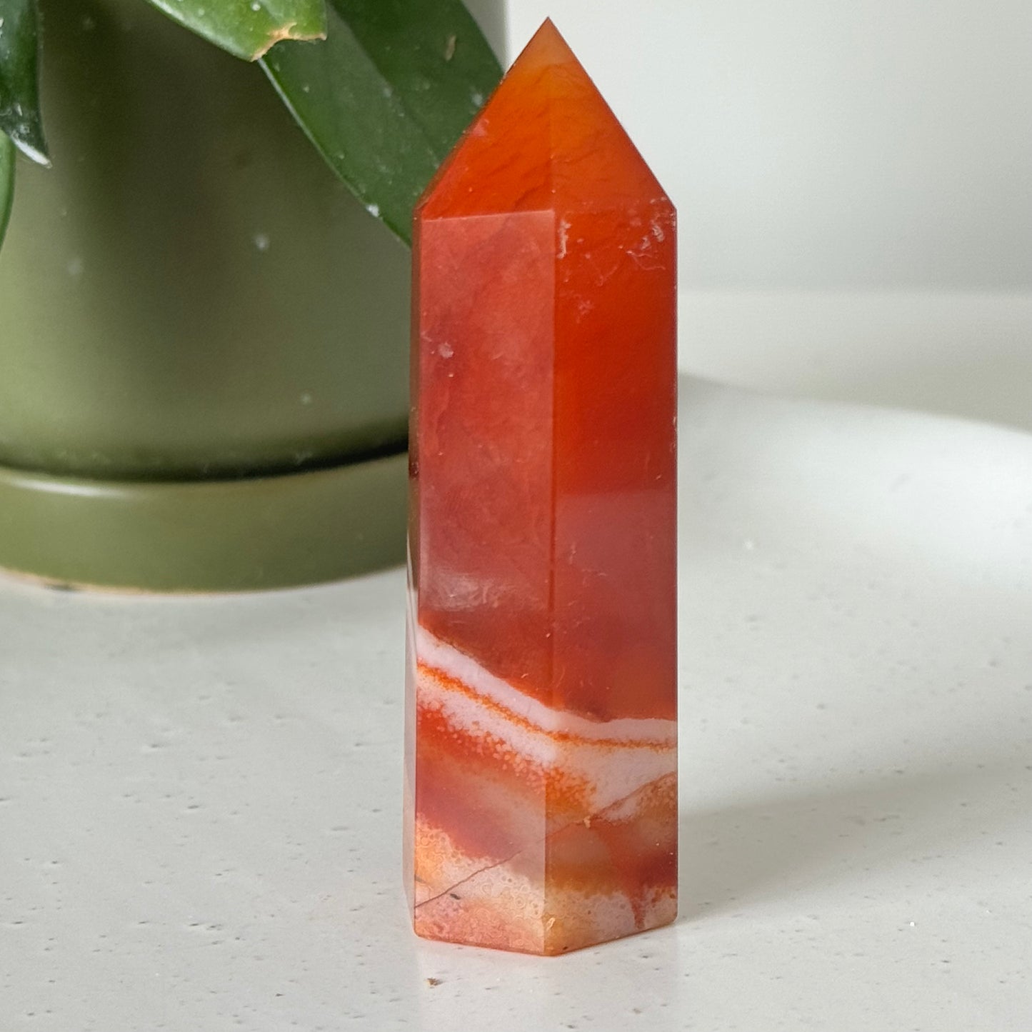 Carnelian Point | Bespoke Crystals