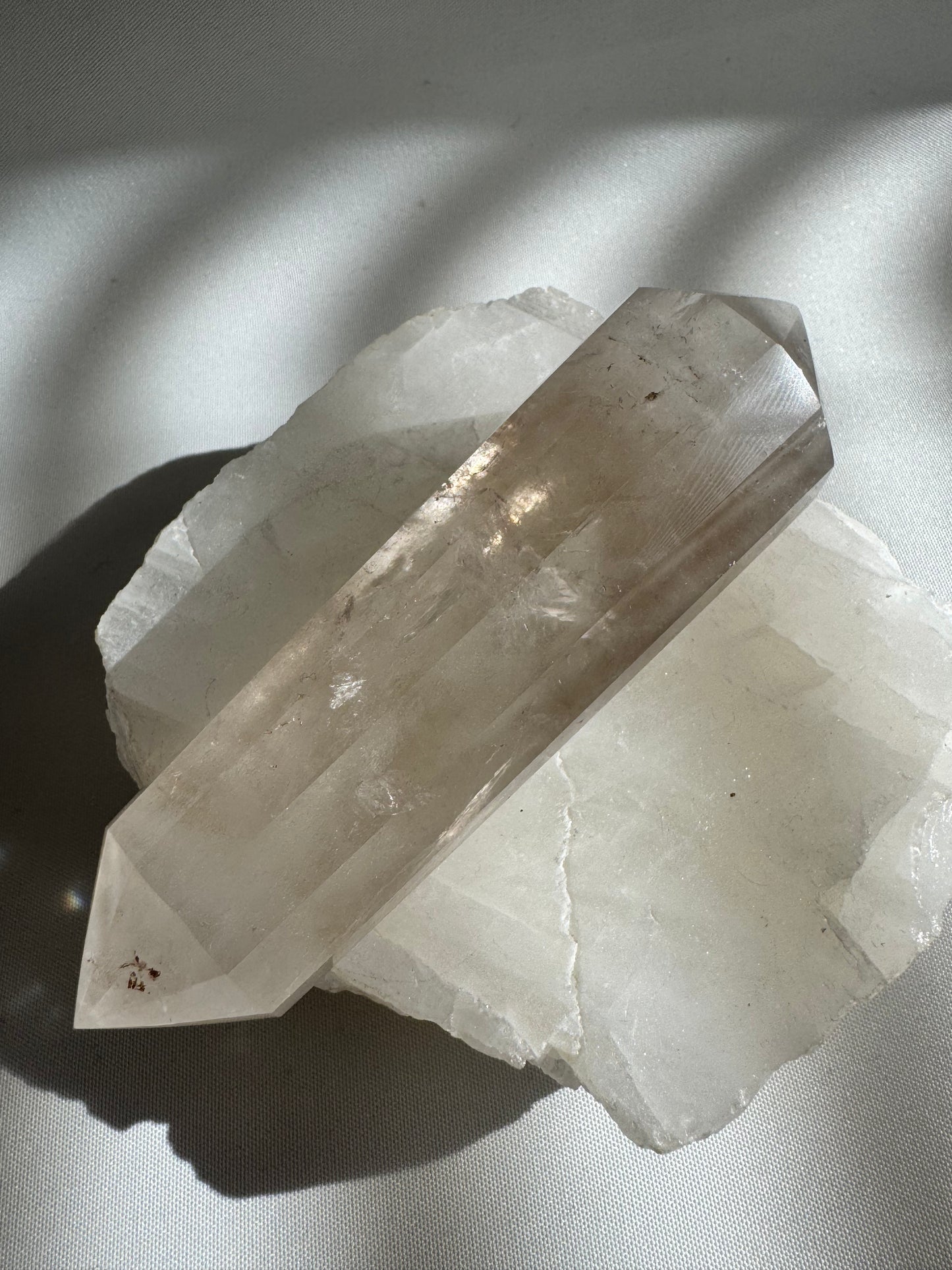 Vogel Cut Smoky Quartz Crystal - Amplify and Focus Energy