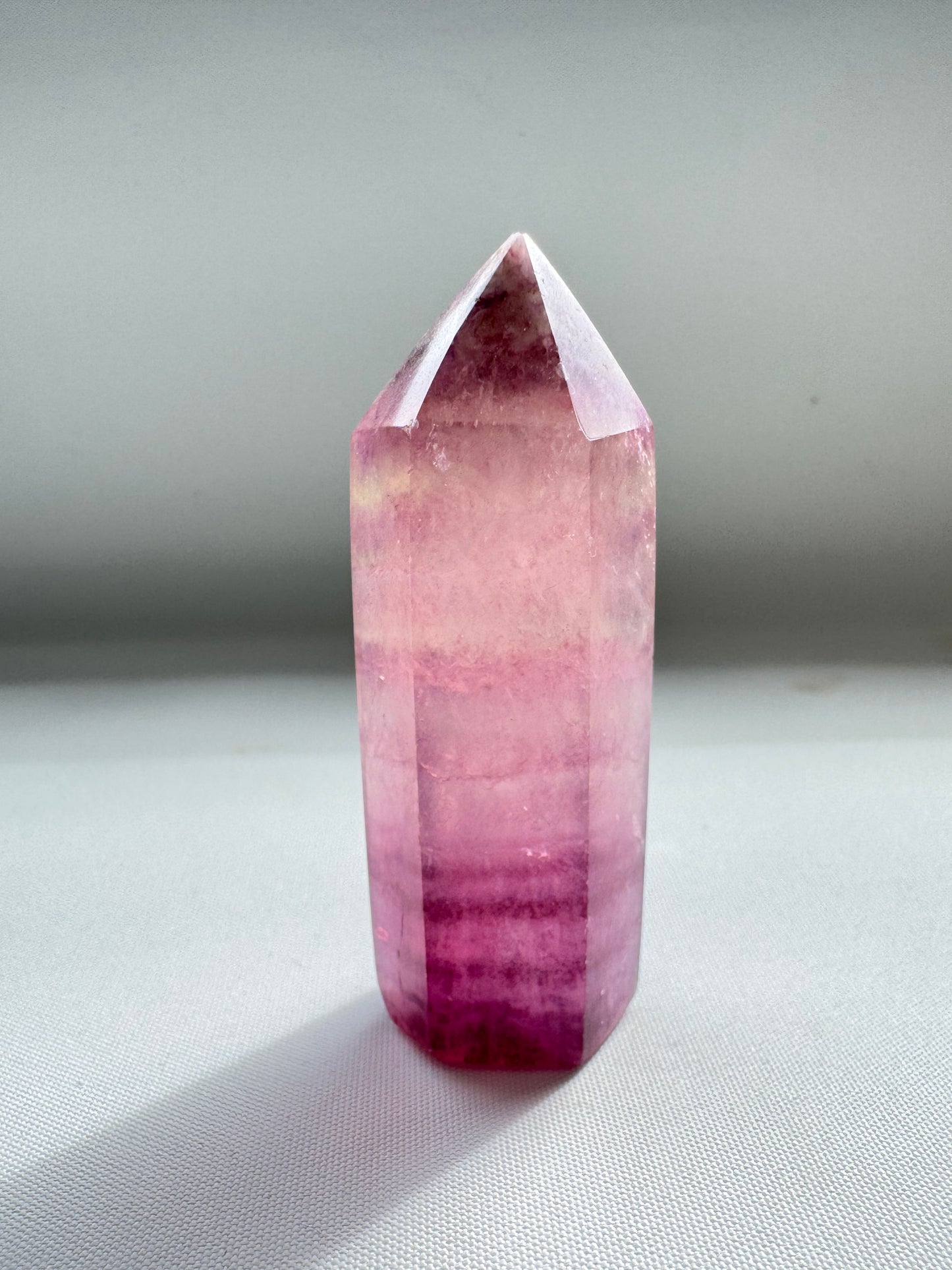 Magenta Fluorite Point #9