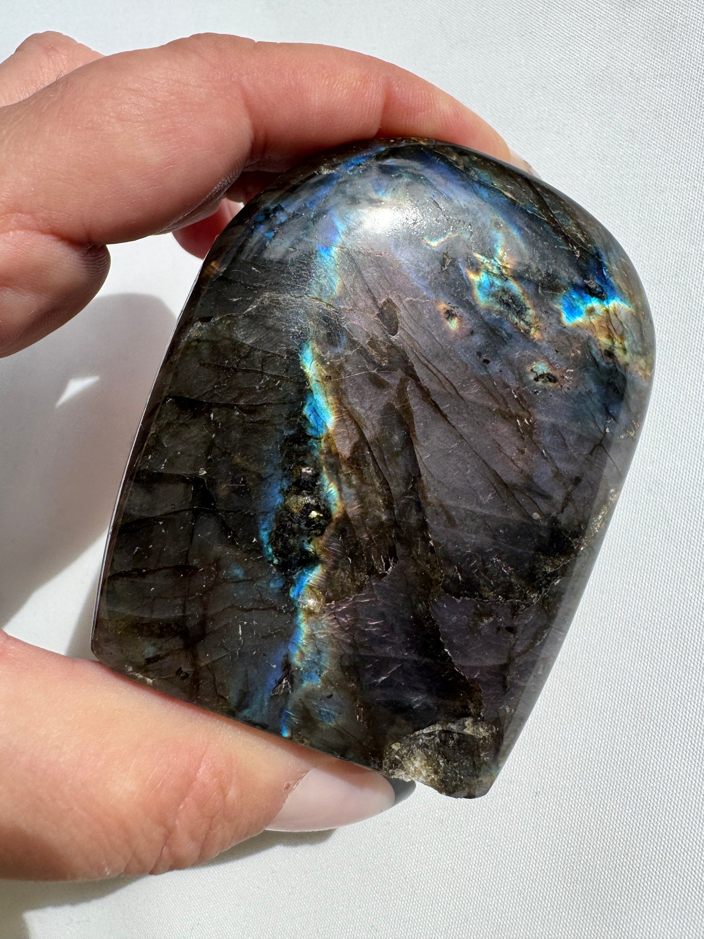 Labradorite Crystal Freeform A04| Bespoke Crystals