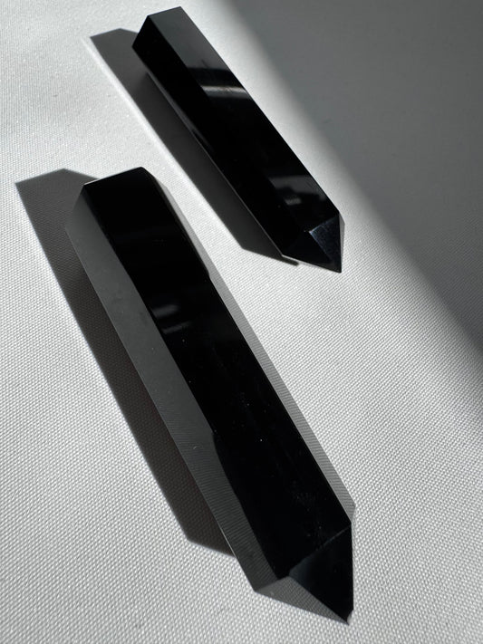 Black Obsidian Crystal Points | Bespoke Crystals NZ