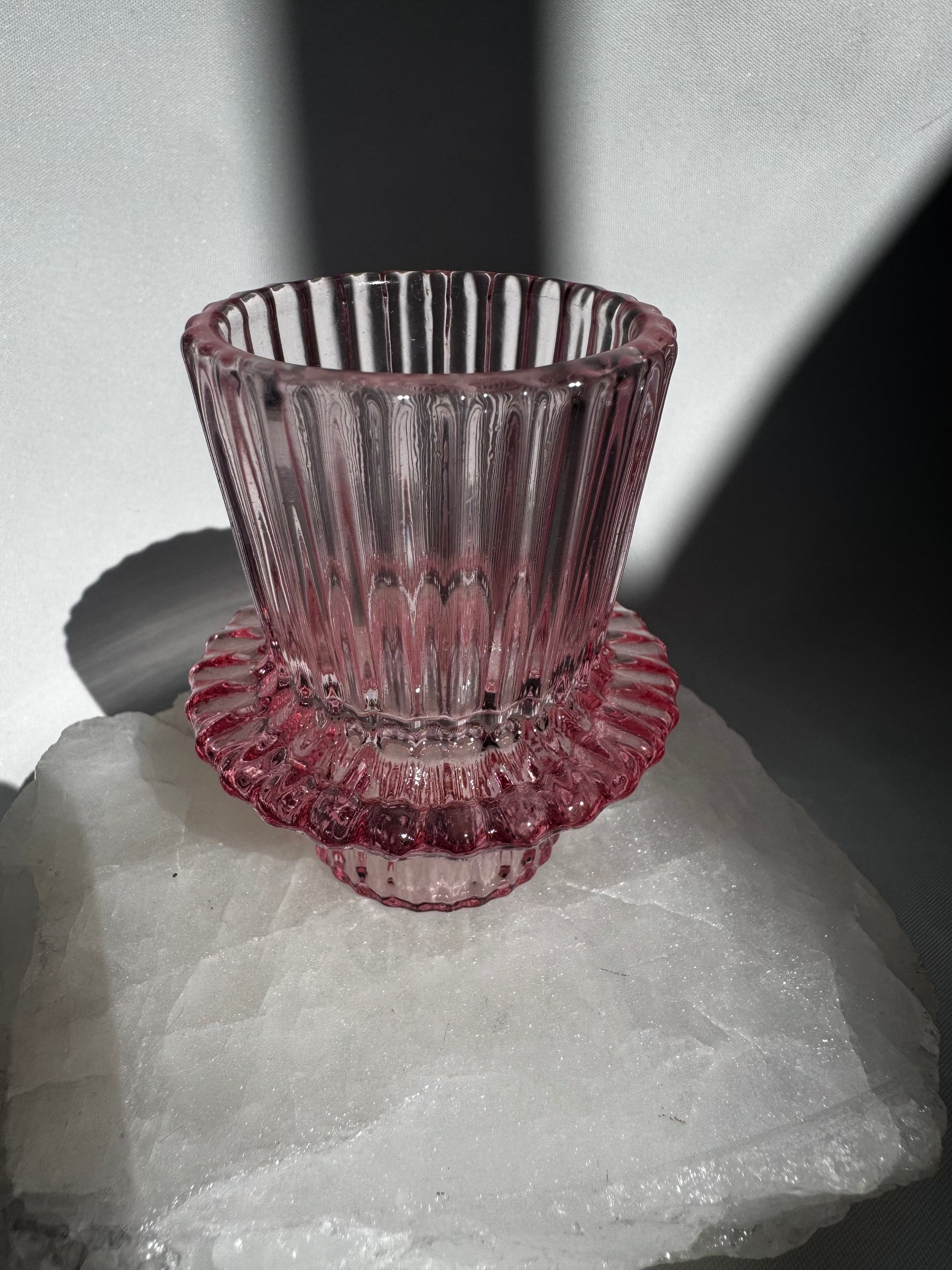 Pink Glass Crystal Sphere Stands | Bespoke Crystals