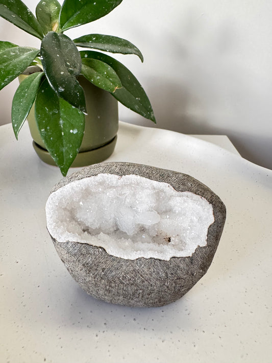 Scolecite Geode Cave | Bespoke Crystals NZ