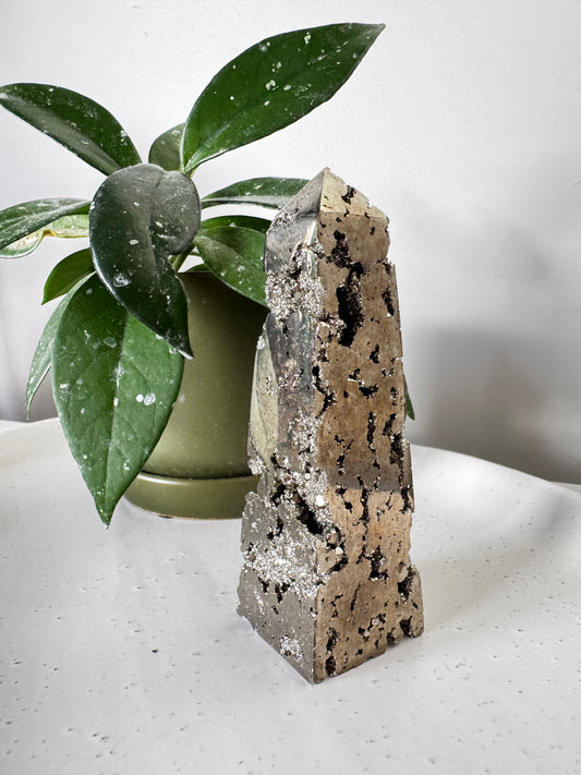 Pyrite Obelisk #1 | Bespoke Crystals NZ