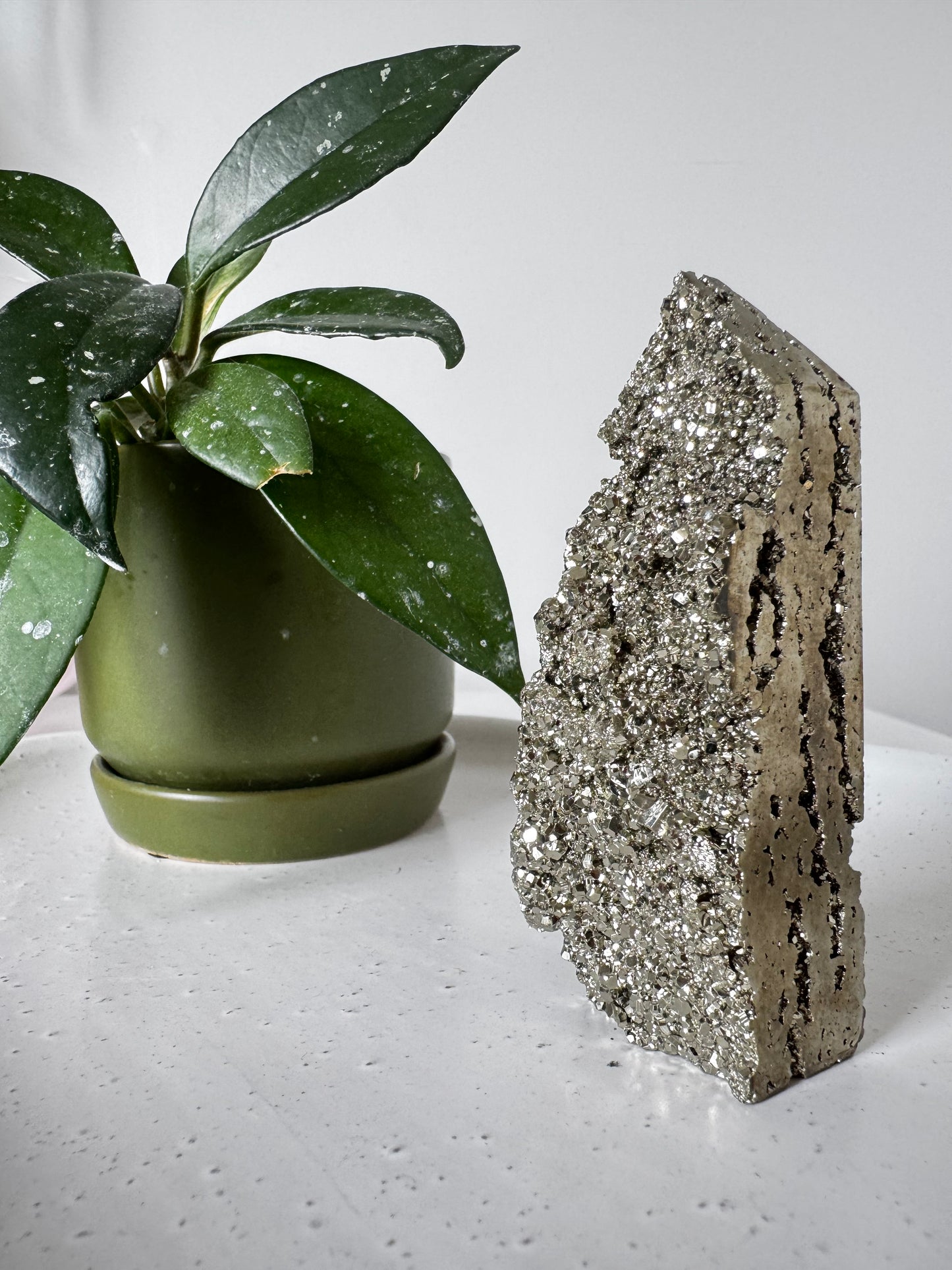 Pyrite Crystal Obelisk #3 | Abundance | Bespoke Crystals NZ