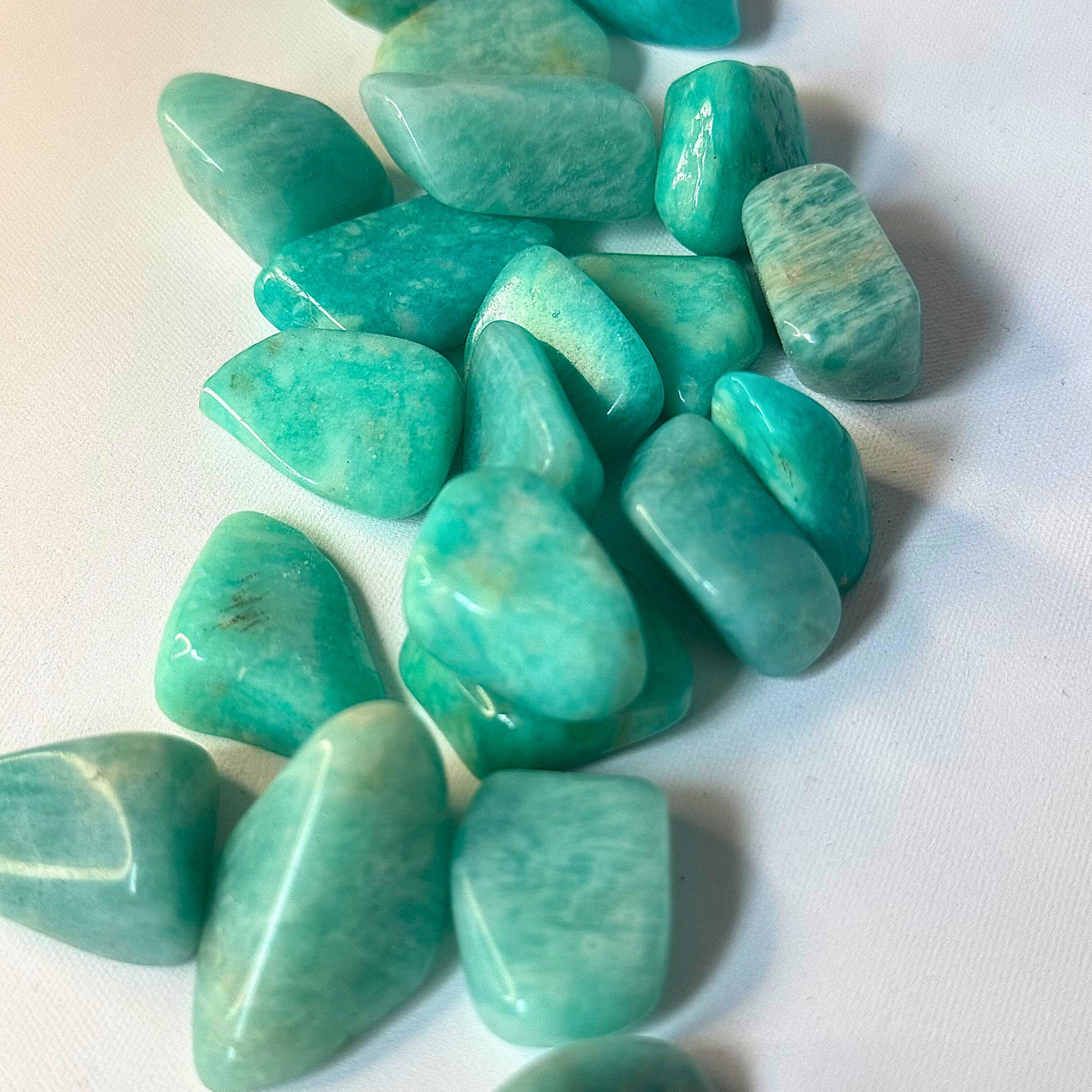 Amazonite Tumbled Stones | Bespoke Crystals NZ