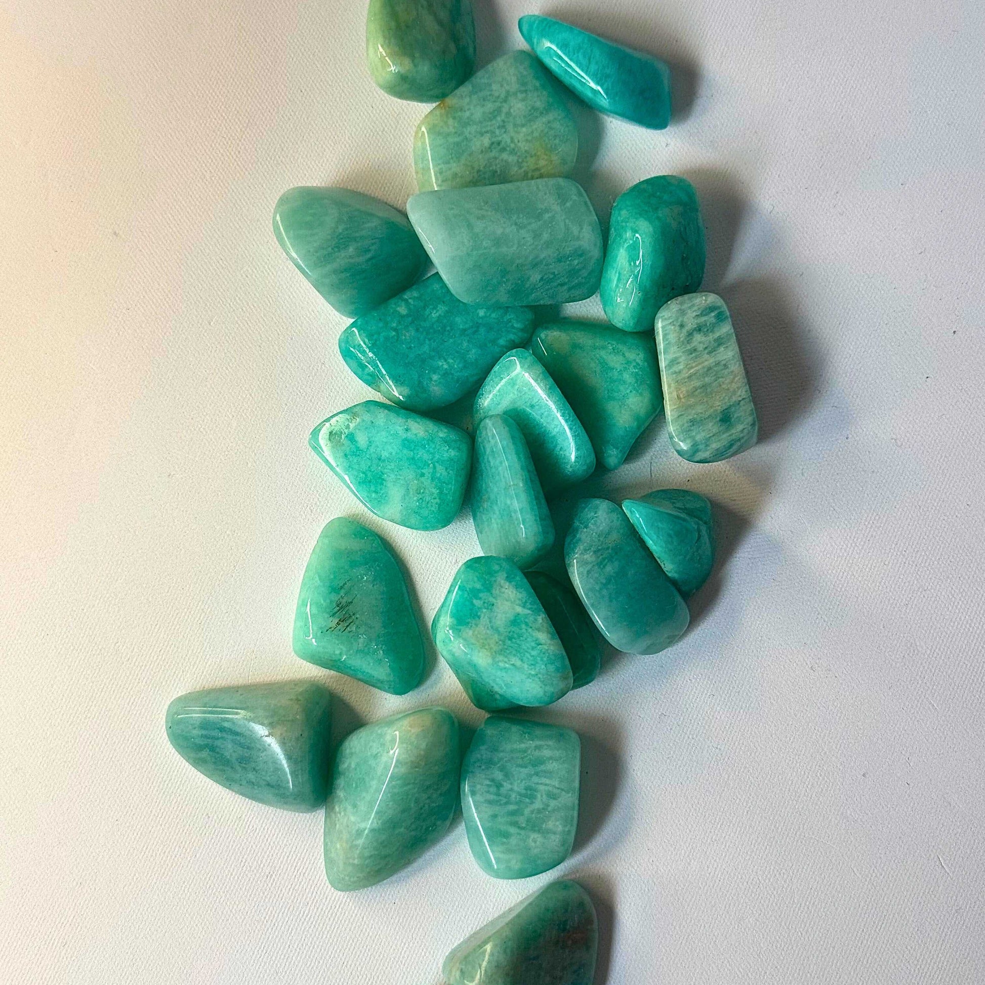 Amazonite Tumbled Stones #1| Bespoke Crystals NZ