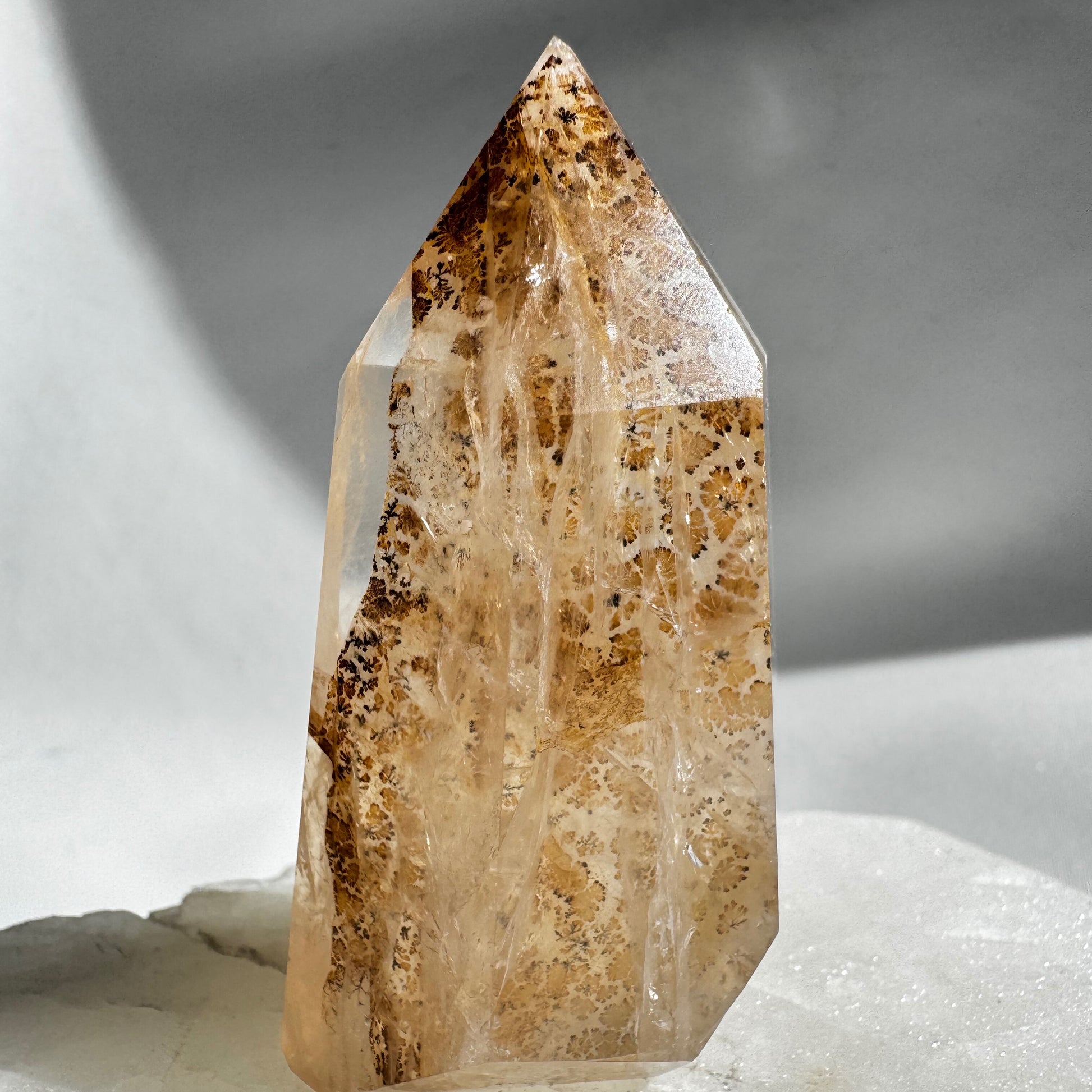 Dendritic Girasol Quartz Point | Bespoke Crystals NZ