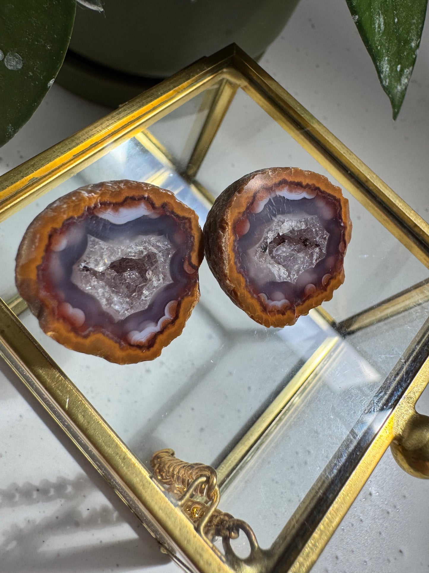 Rare Zhanguo Agate Crystal Mini Geode #3