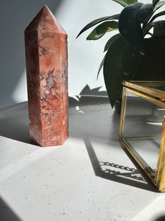 Cotton Candy Agate Crystal Point #4 | Bespoke Crystals