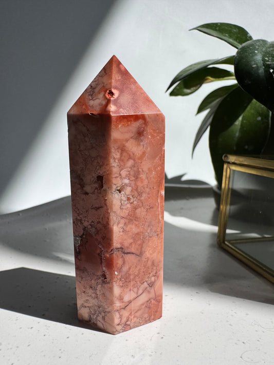 Cotton Candy Agate Point #6 | Bespoke Crystals