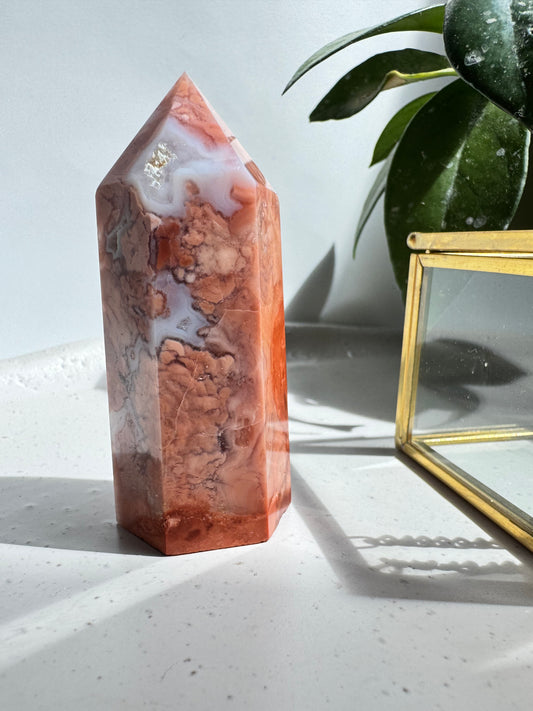 Cotton Candy Agate Point #3 | Bespoke Crystals
