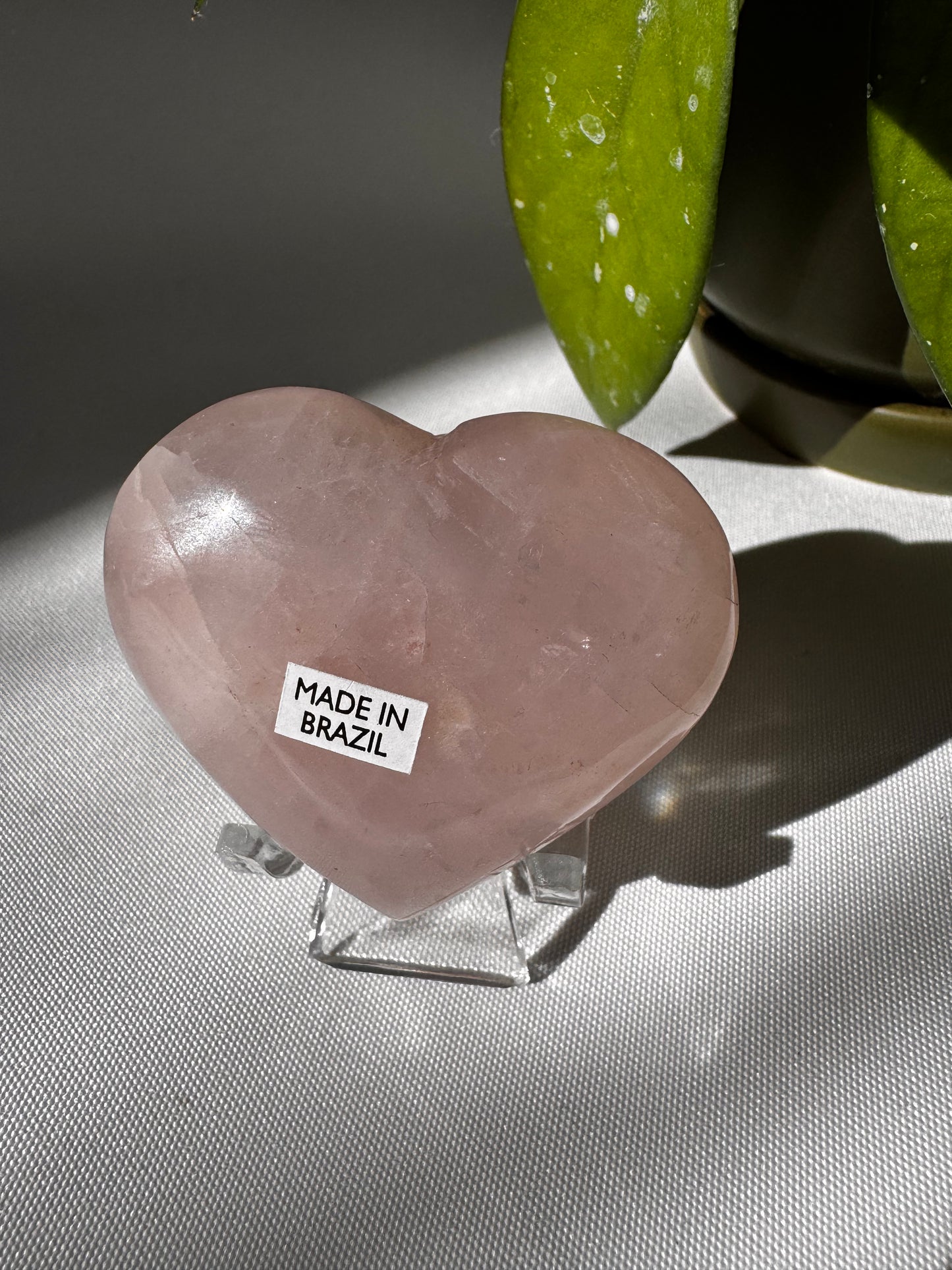 Rose Quartz Heart