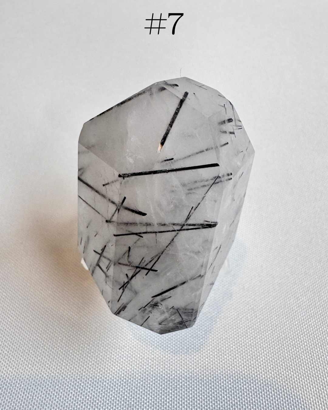 Black Tourmalinated Quartz Freeform #7