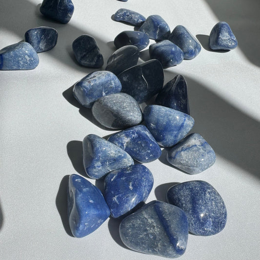 Blue Quartz Tumble Stones