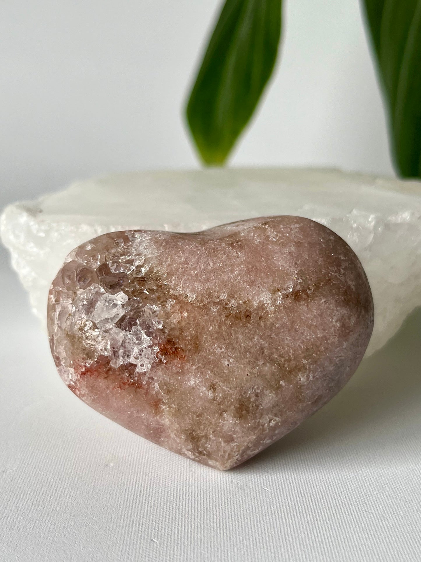 Pink Amethyst Heart