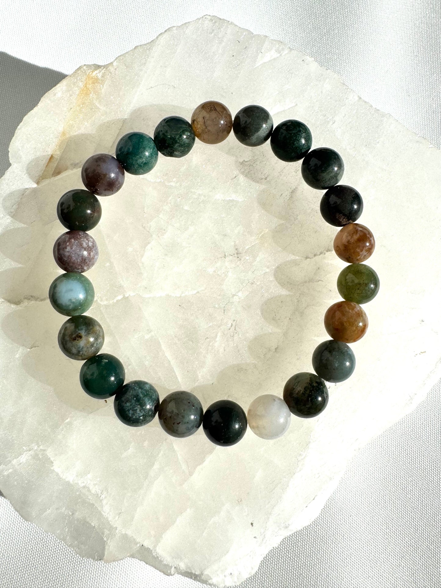 Ocean Jasper Crystal Bracelet 8mm