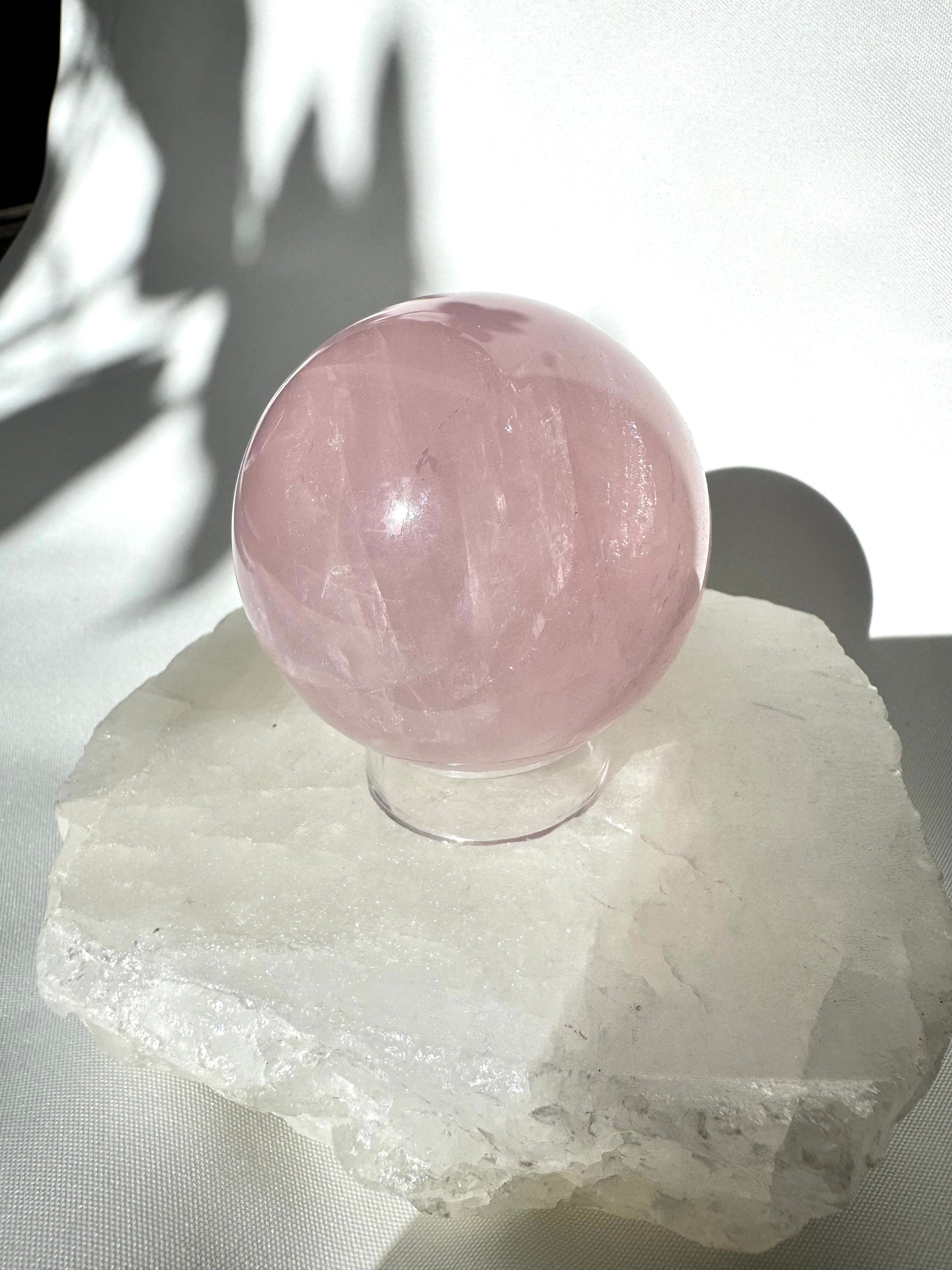 Rose Quartz Sphere | Buy Crystals Online