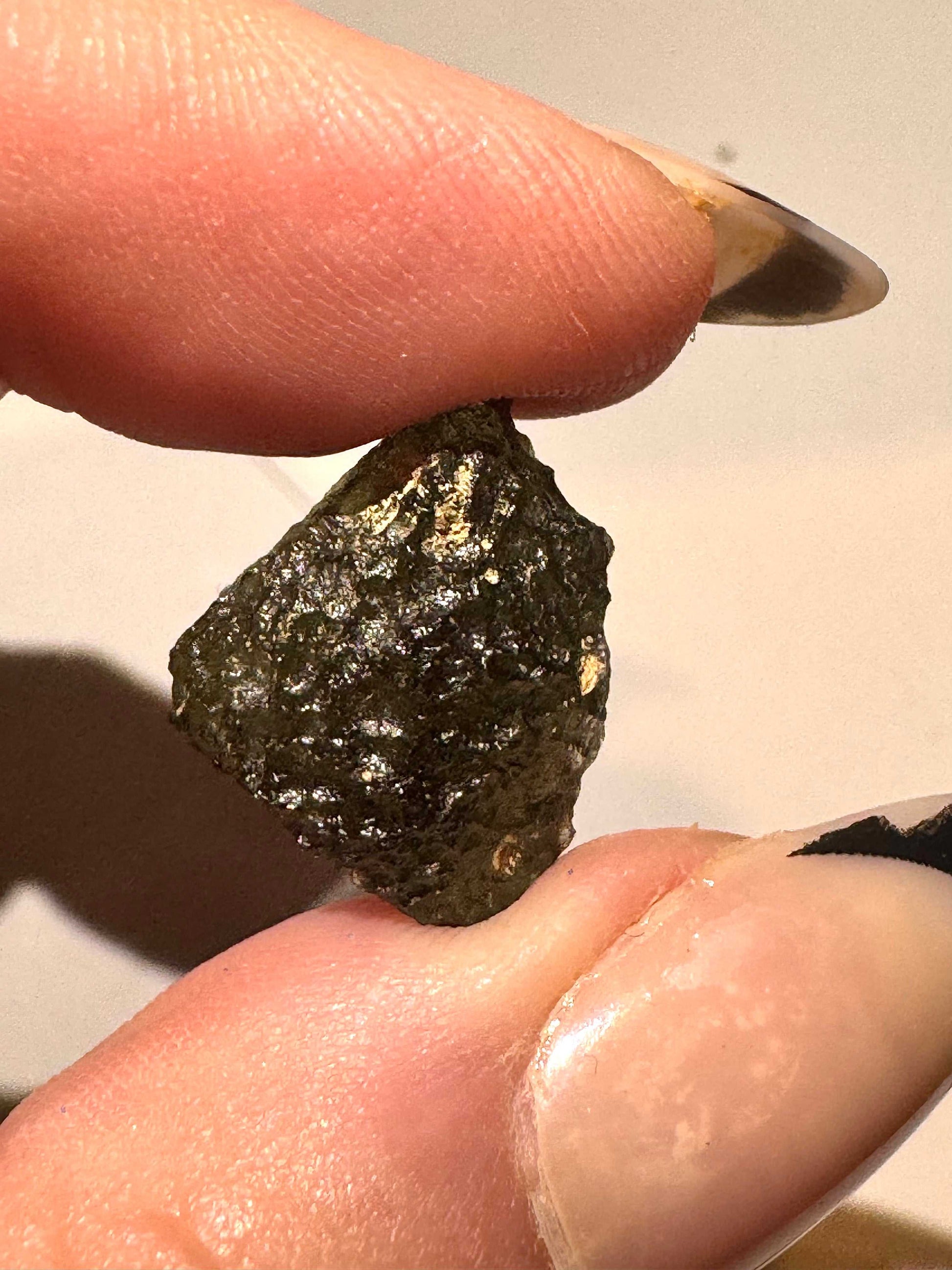 Moldavite Crystal Specimen | Rare tektites | Bespoke Crystals