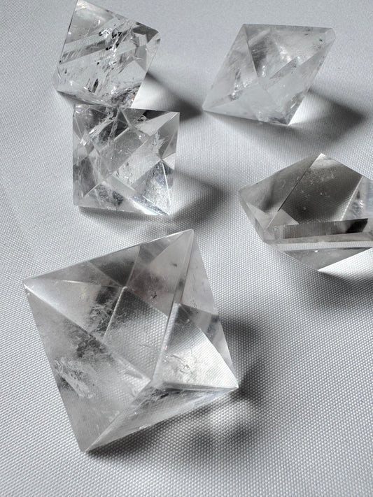 Polished Lemurian Octahedron