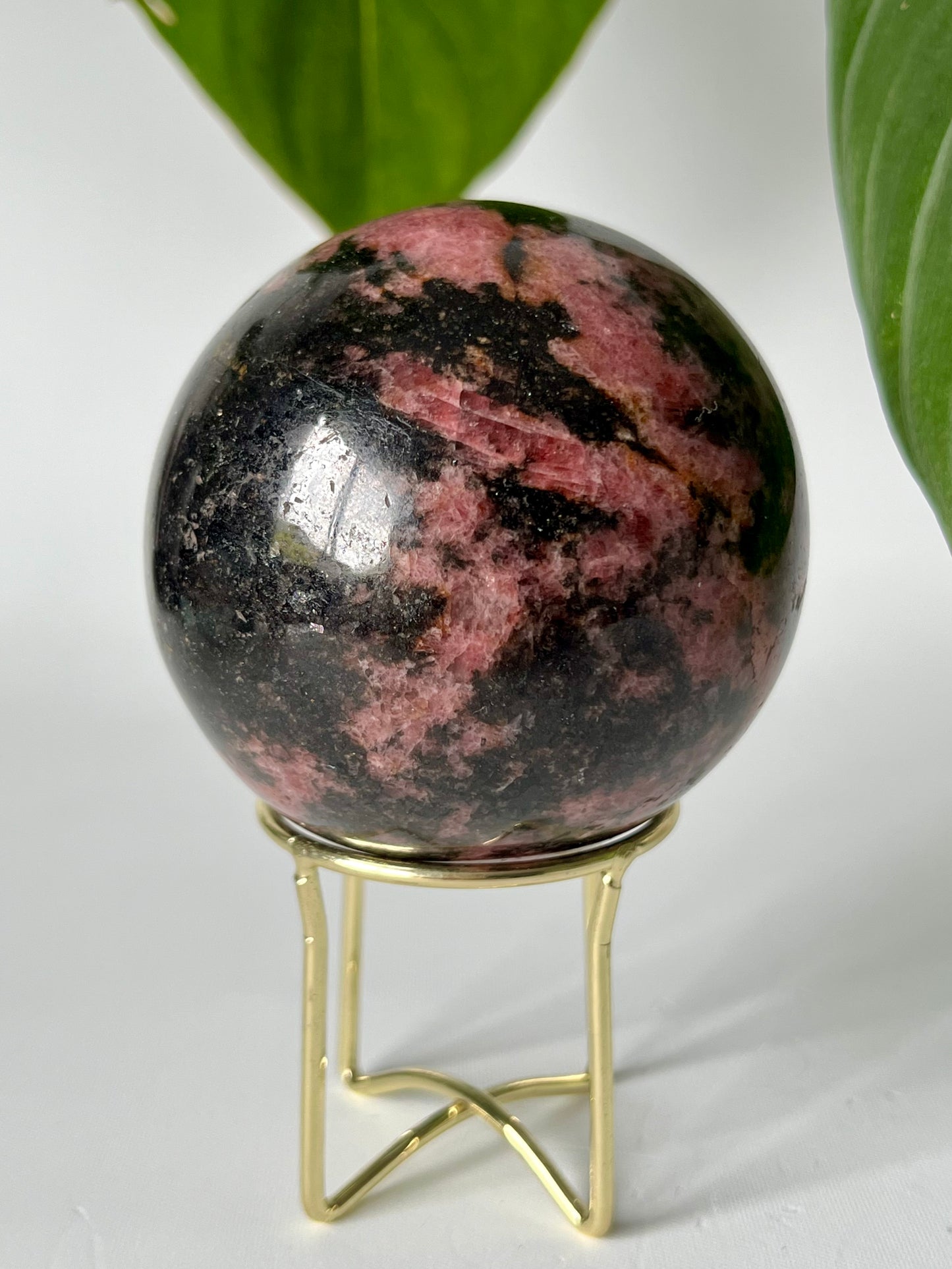 Rhodonite Sphere